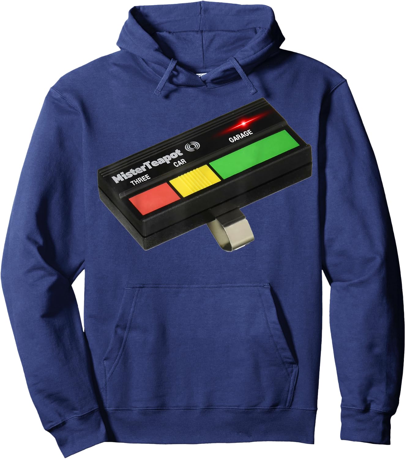 Three Car Garage (3CG Tricolor Remote Control) Mister Teapot Hoodie - Hoodie | Navy