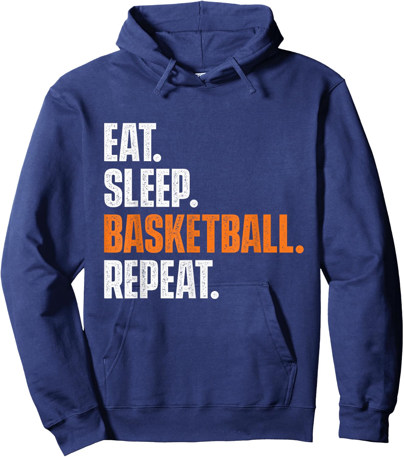 Eat Sleep Basketball Repeat - Game Trainer Baller Shoot Ball Hoodie - Hoodie | Navy