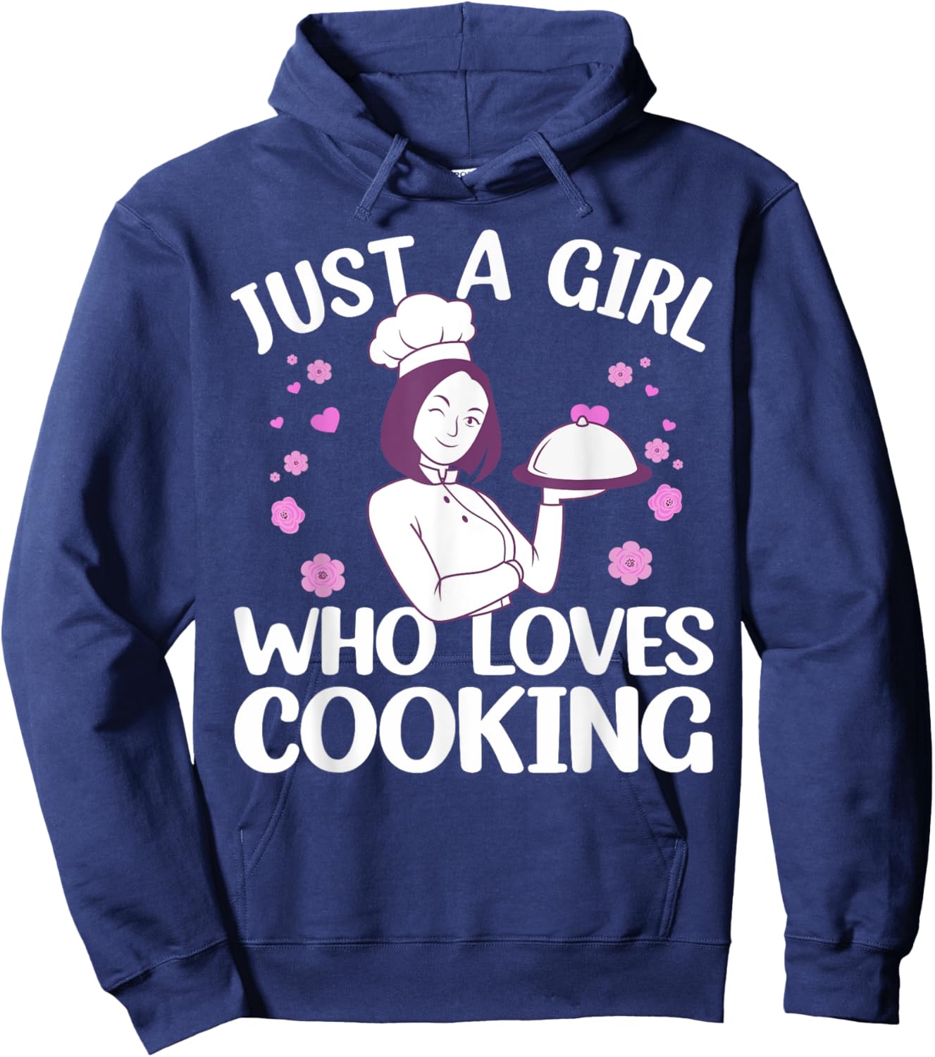 Funny Cook Art For Girls Kids Women Cooking Lover Culinary Hoodie - Hoodie | Navy