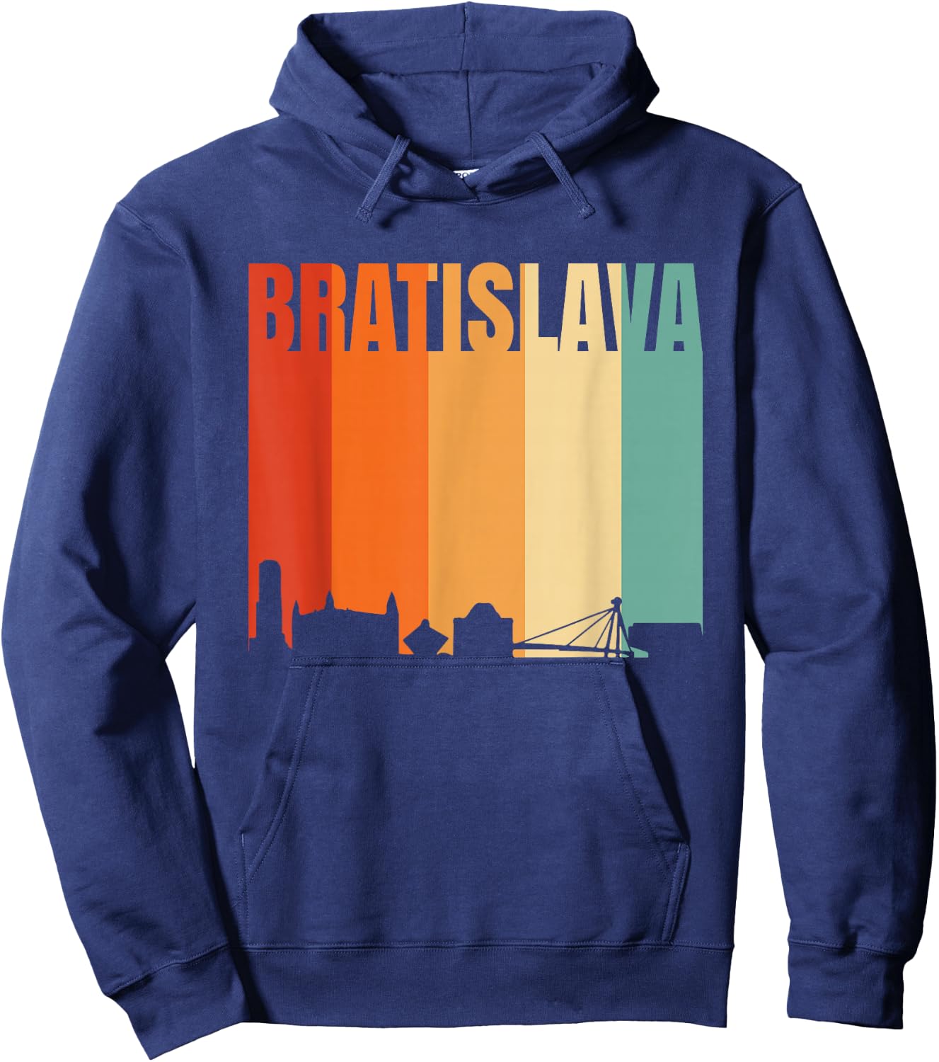 Beauty Of Bratislava Hoodie - Hoodie | Navy