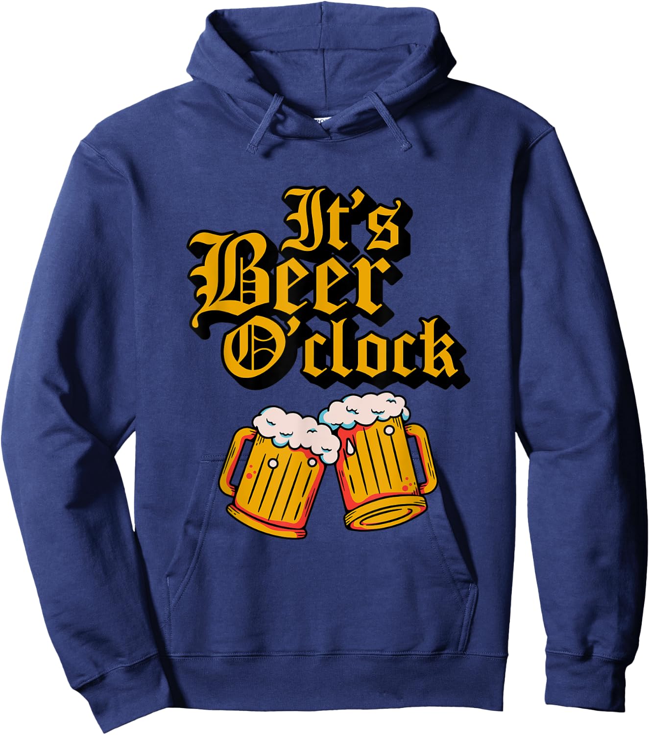 Its Beer O'clock Oktoberfest Mugs Halloween Beer Hoodie - Hoodie | Navy