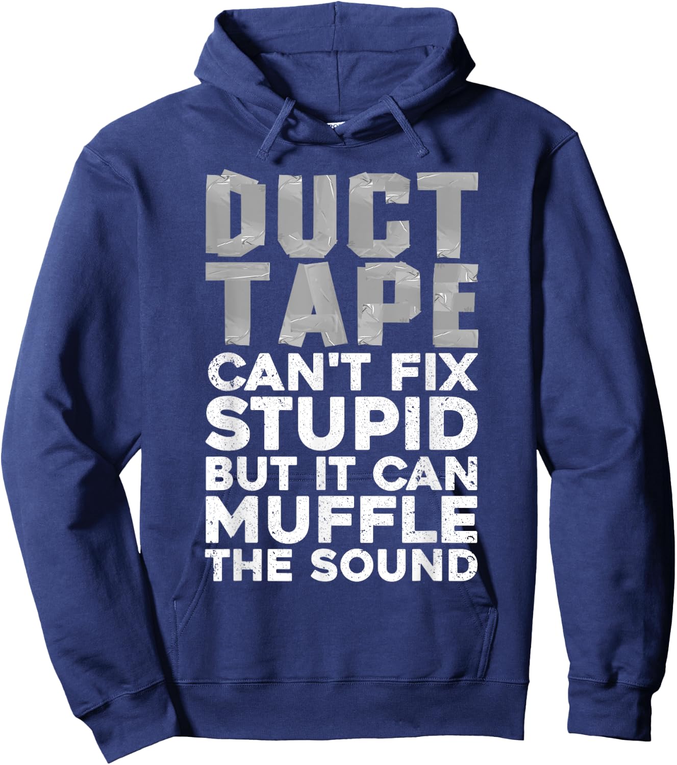 Cool Duct Tape Art Women Handyman Duct Tape Lover Hoodie - Hoodie | Navy