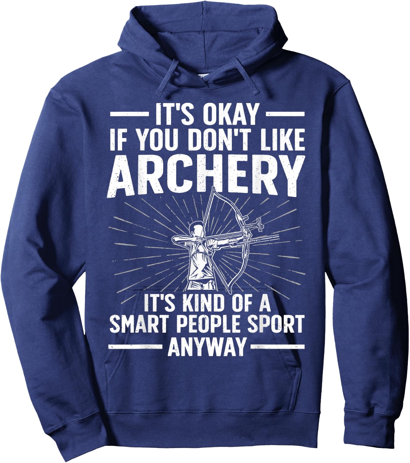 Cute Archery Design Women Archer Bow Archery Lover Hoodie - Hoodie | Navy