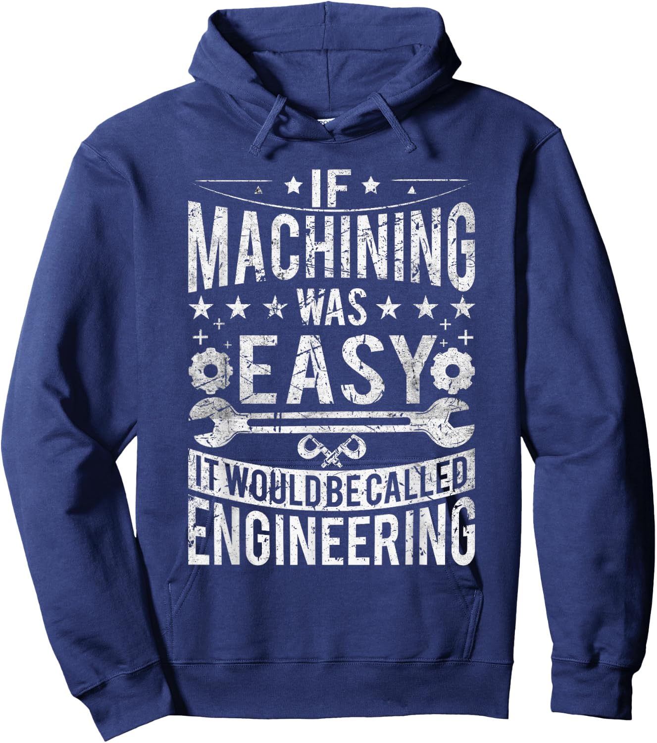 Machinist - Funny Joke Humor CNC Machinist Hoodie - Hoodie | Navy
