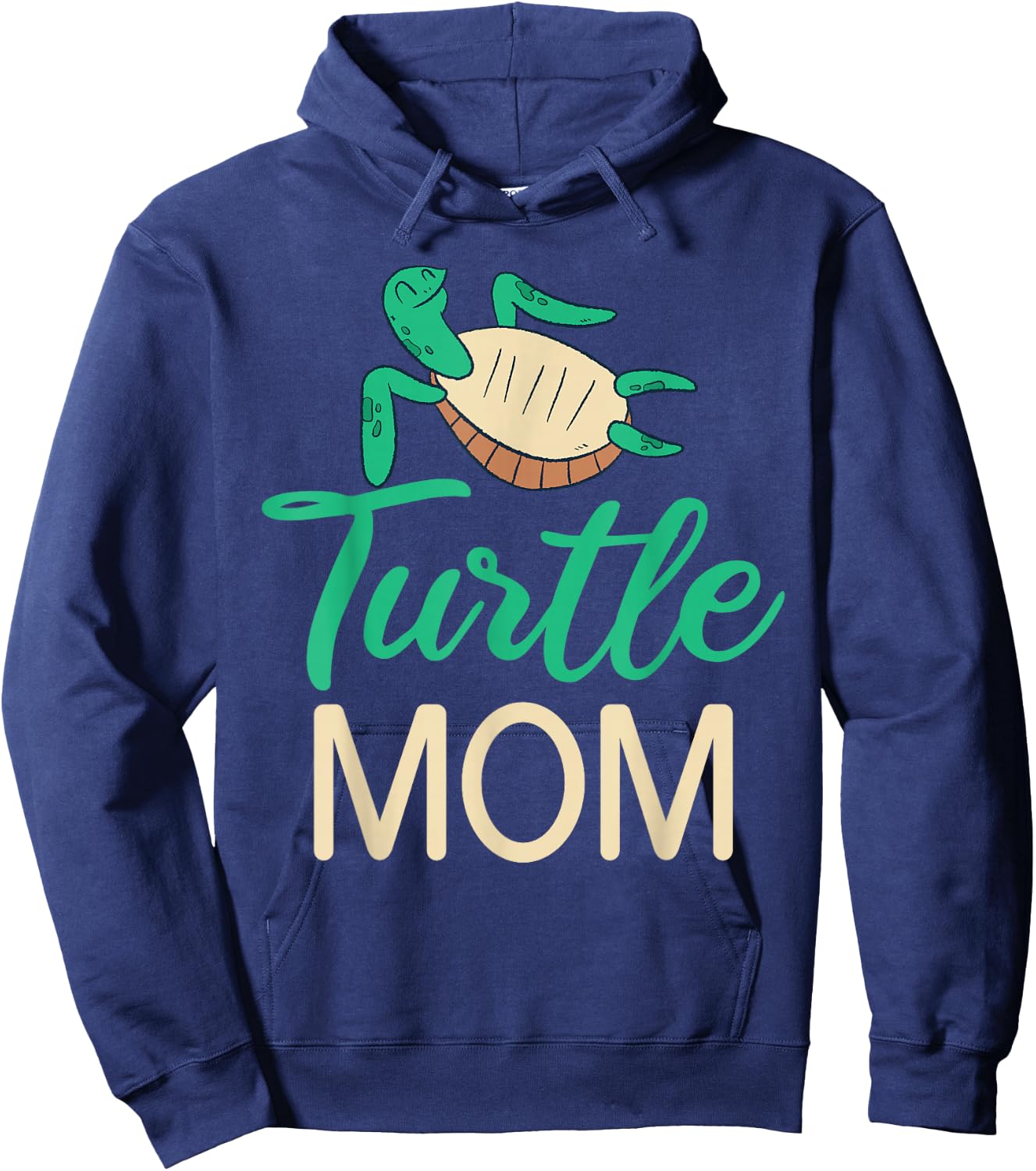Turtle Mom Cute Sea Turtle Lover Hoodie - Hoodie | Navy