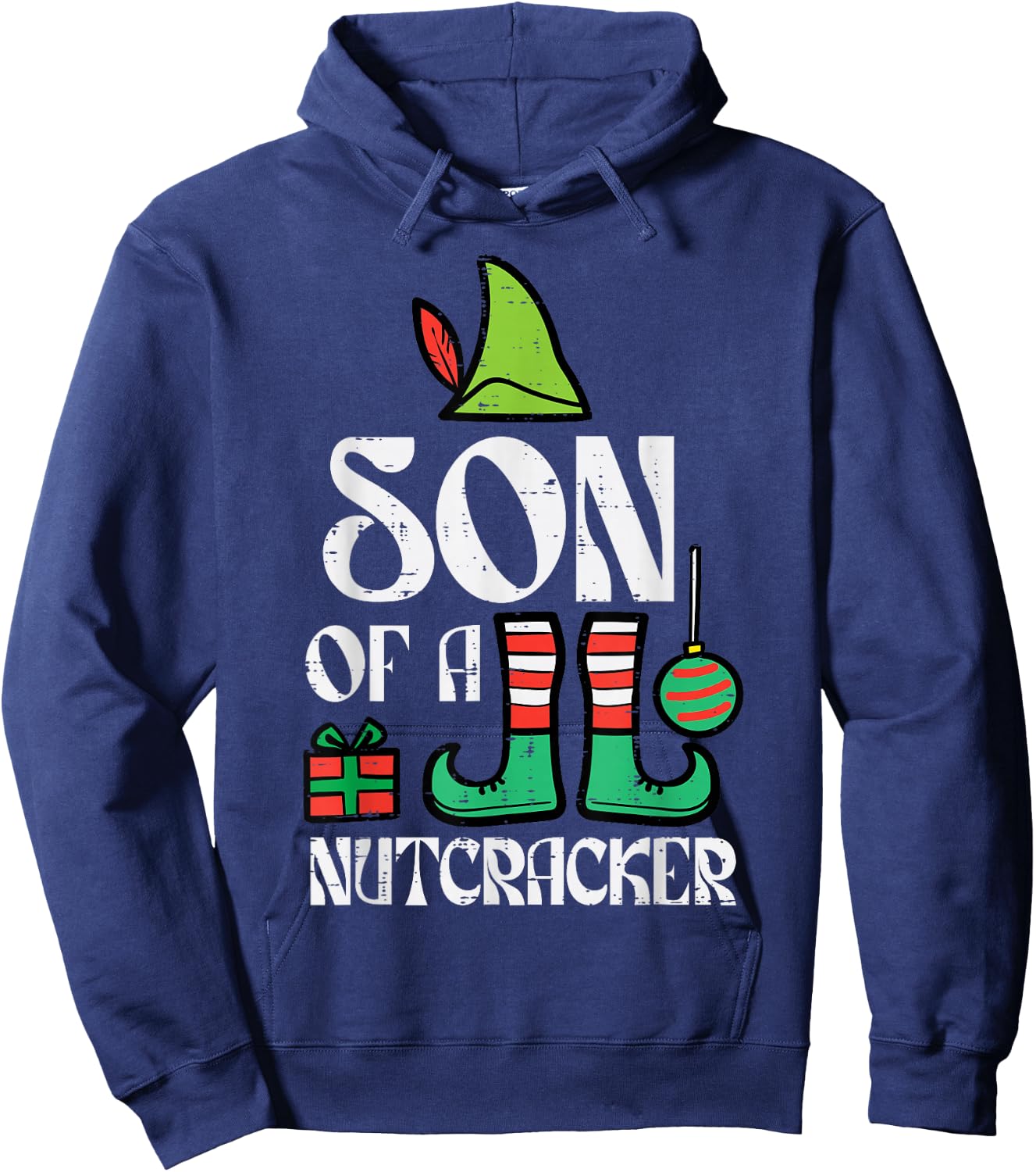 Christmas Son Of Nutcracker Xmas Family Boys Kids Toddler Hoodie - Hoodie | Navy