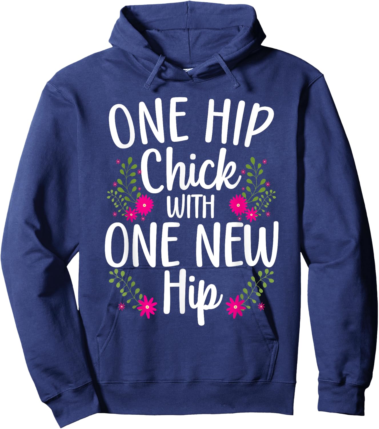 Funny Hip Surgery Art Girls Bionic Hip Replacement Hoodie - Hoodie | Navy
