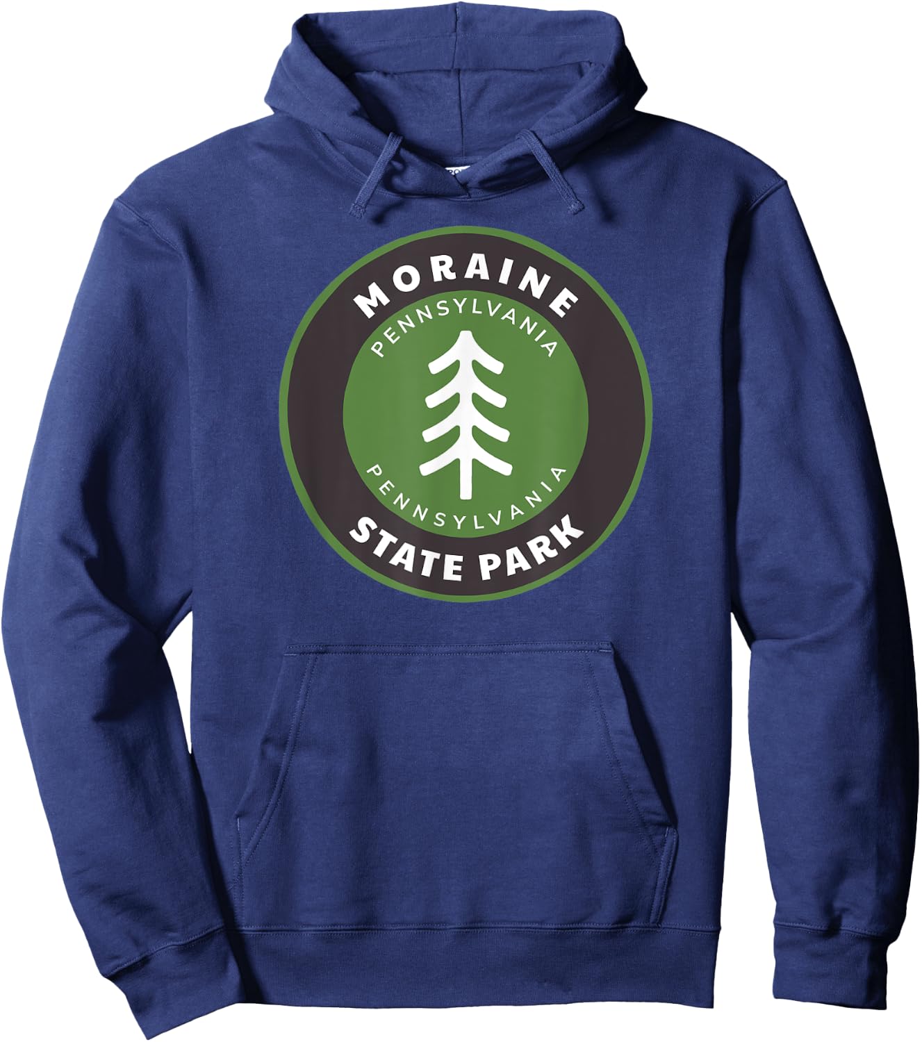 Moraine State Park Pennsylvania PA Vacation Souvenir Hoodie - Hoodie | Navy