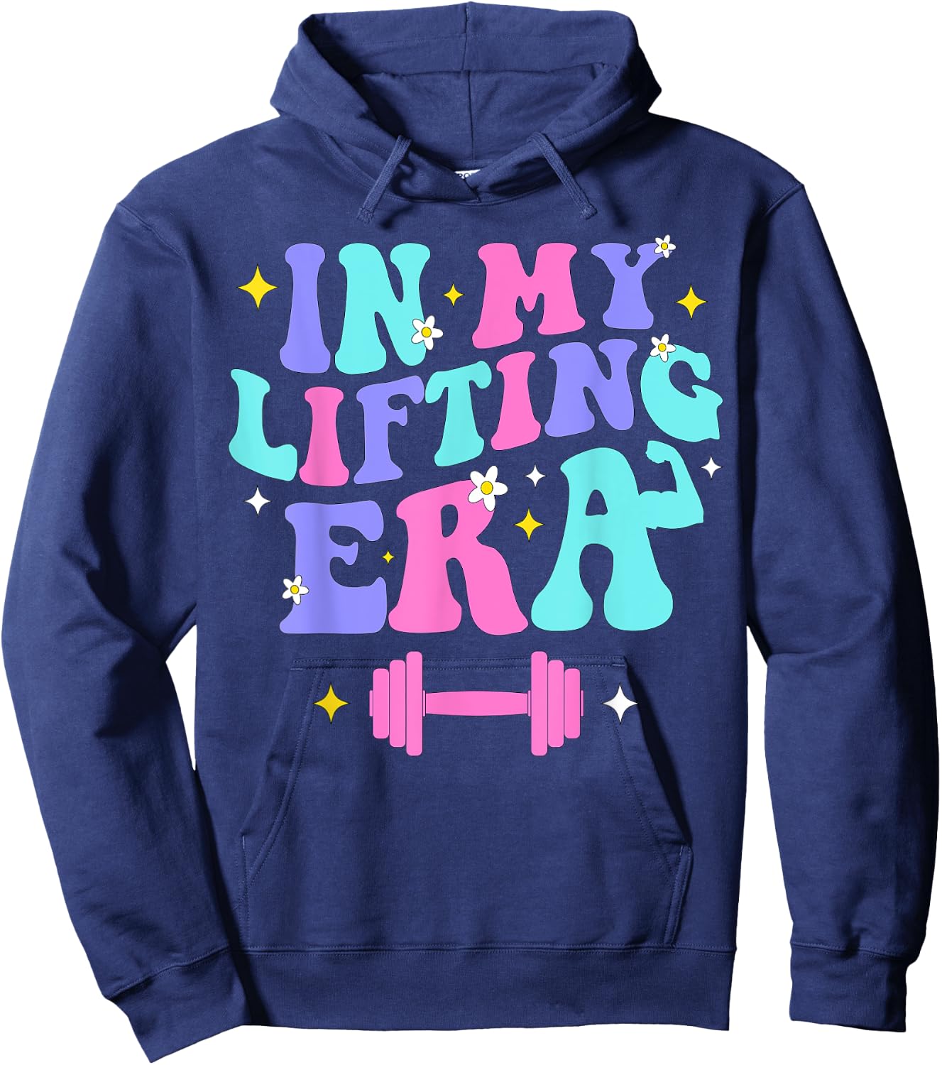 In My Lifting Era Gym Weight Personal Trainer Gymer Hoodie - Hoodie | Navy