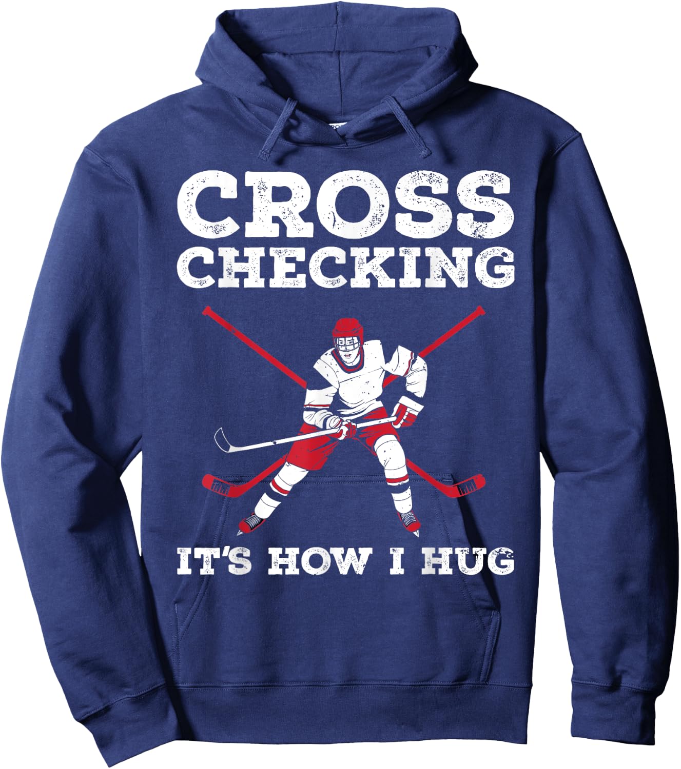 Funny Ice Hockey Art Women Ice Hockey Lover Coach Hoodie - Hoodie | Navy