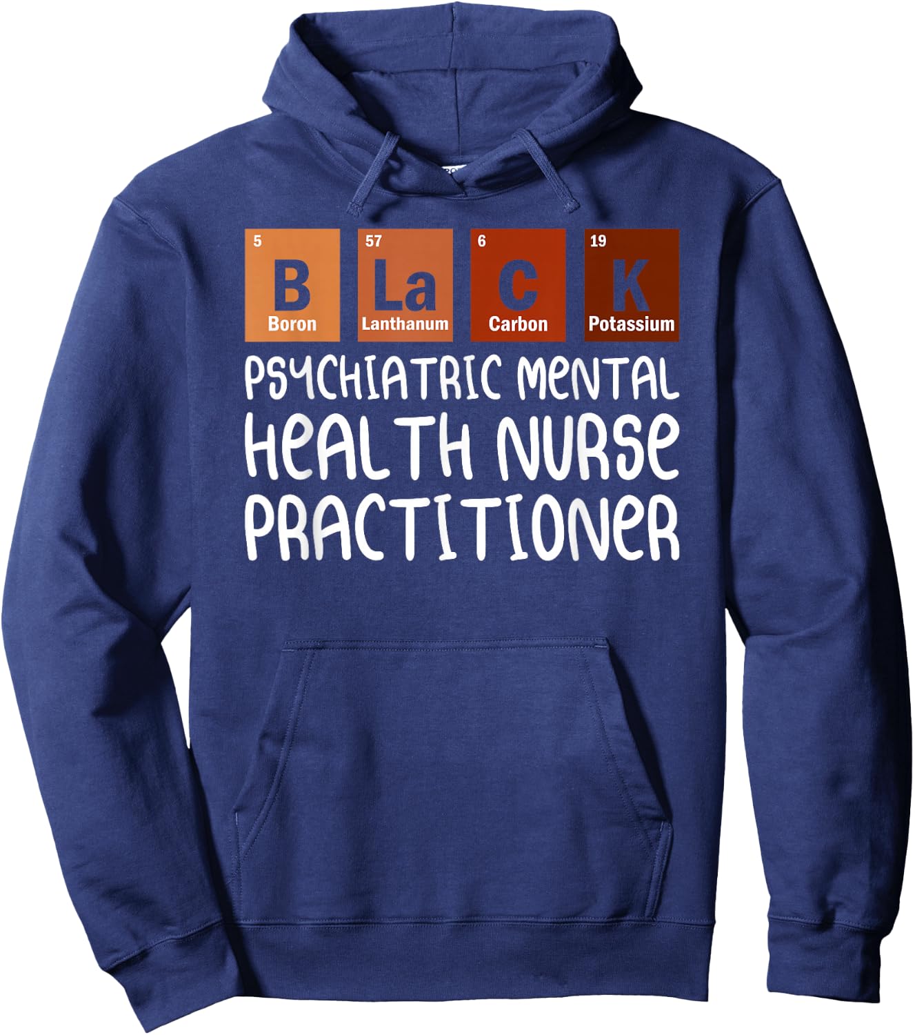 PMHNP Psychiatric Mental Health Nurse Practitioner Nurses Hoodie - Hoodie | Navy