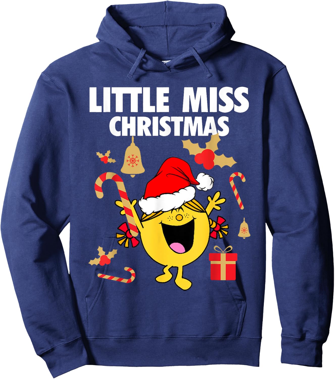 Little Miss Christmas Hoodie - Hoodie | Navy
