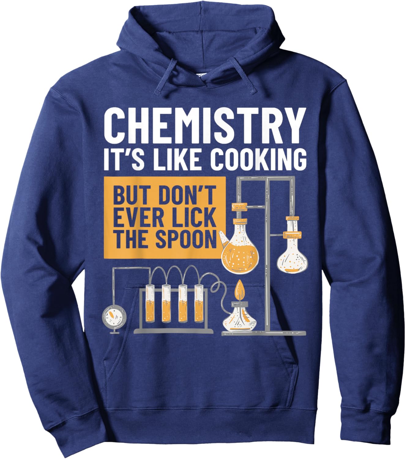 Chemistry Is Like Cooking Chemistry Teacher Funny Chemist Hoodie - Hoodie | Navy