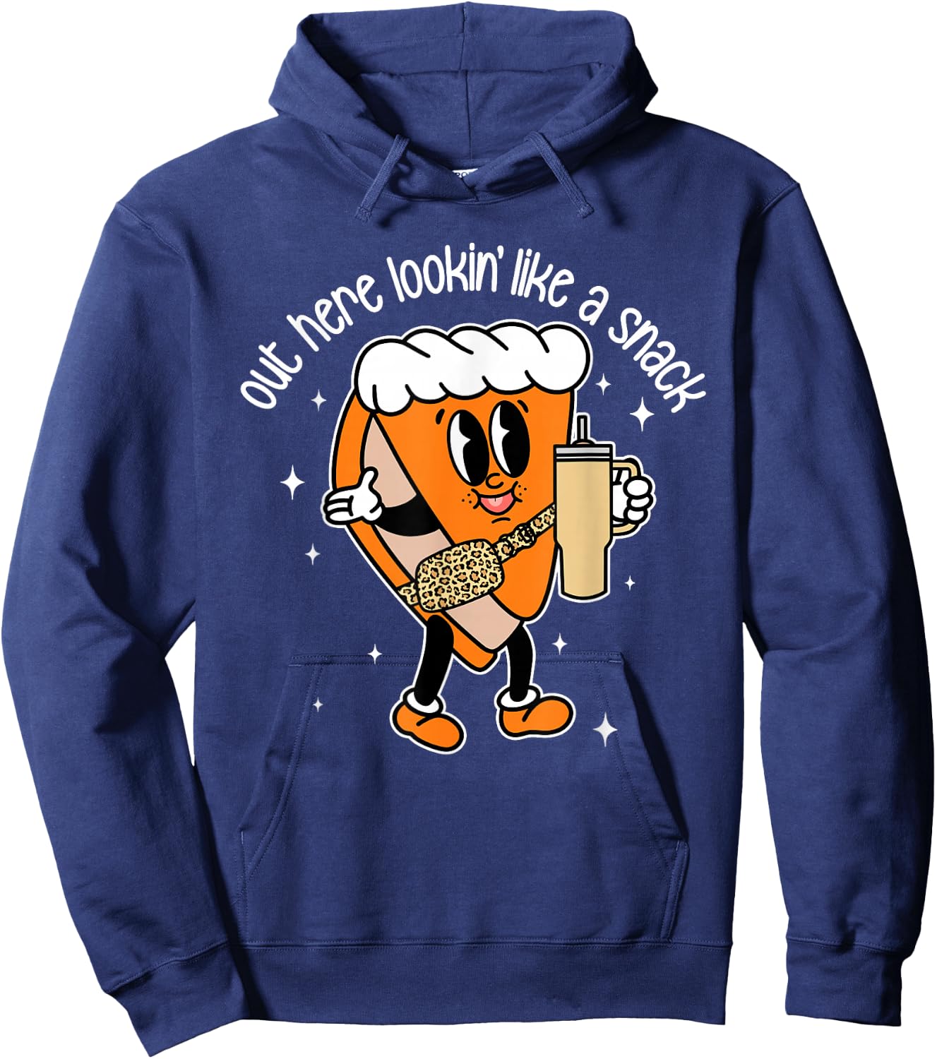 Fall Out Here Looking Like A Snack Pumpkin Spice Cute Hoodie - Hoodie | Navy