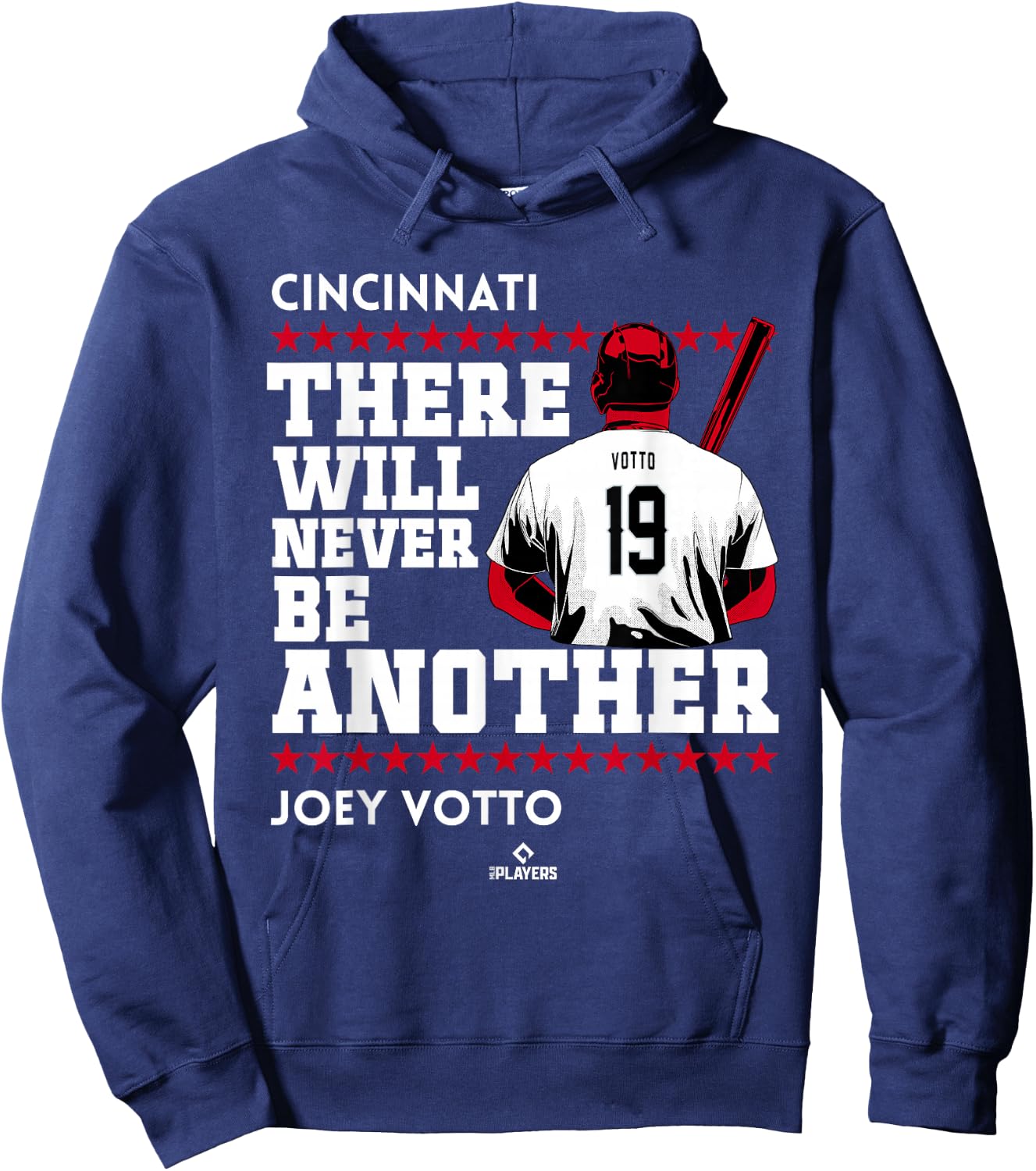 Never Be Another Joey Votto Cincinnati MLBPA Hoodie - Hoodie | Navy