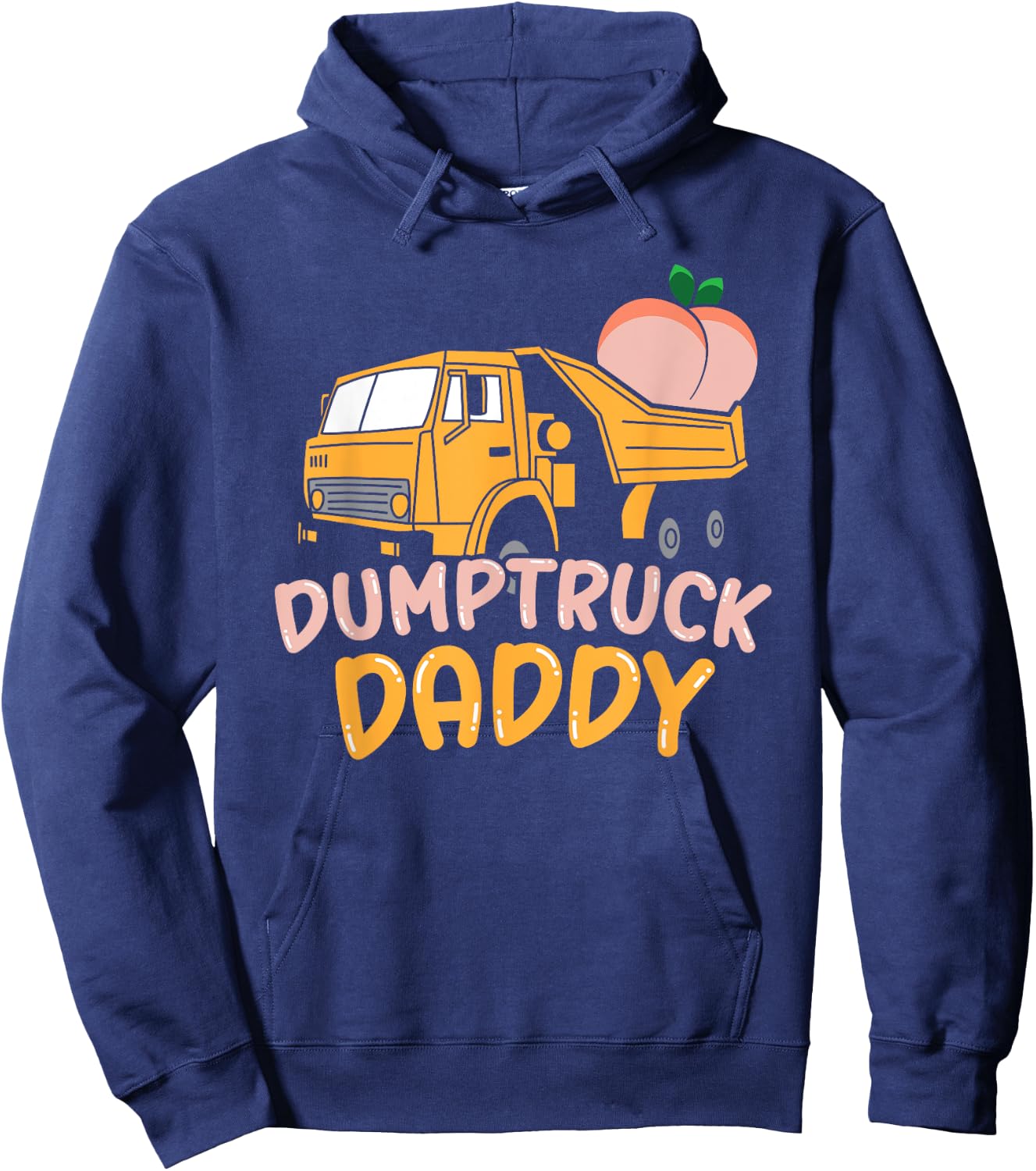 CharlIan Minds - Dumptruck Daddy Funny Art Lover Hoodie - Hoodie | Navy