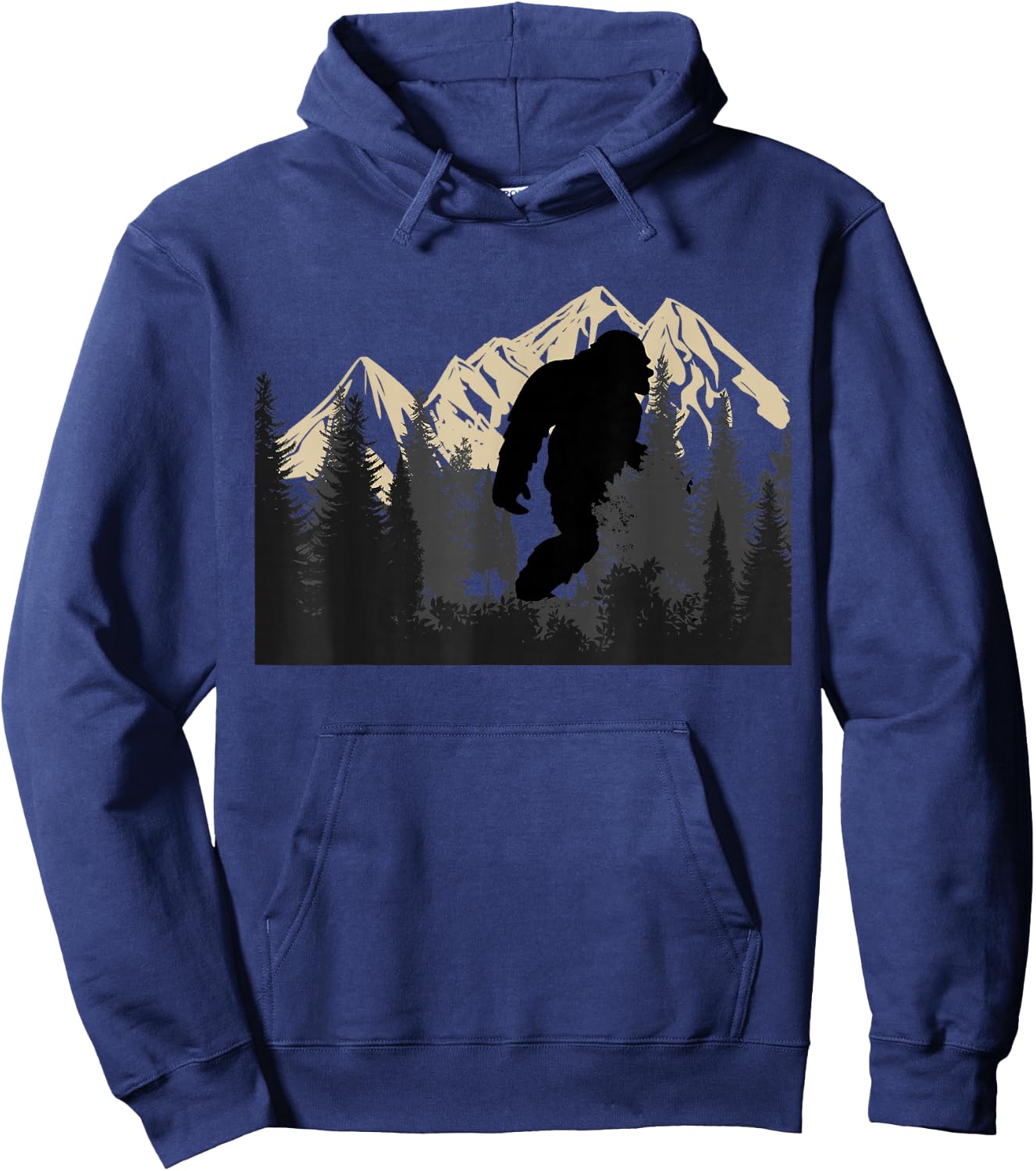 Bigfoot Sasquatch Design Women and Men Trip Hiking lovers Hoodie - Hoodie | Navy