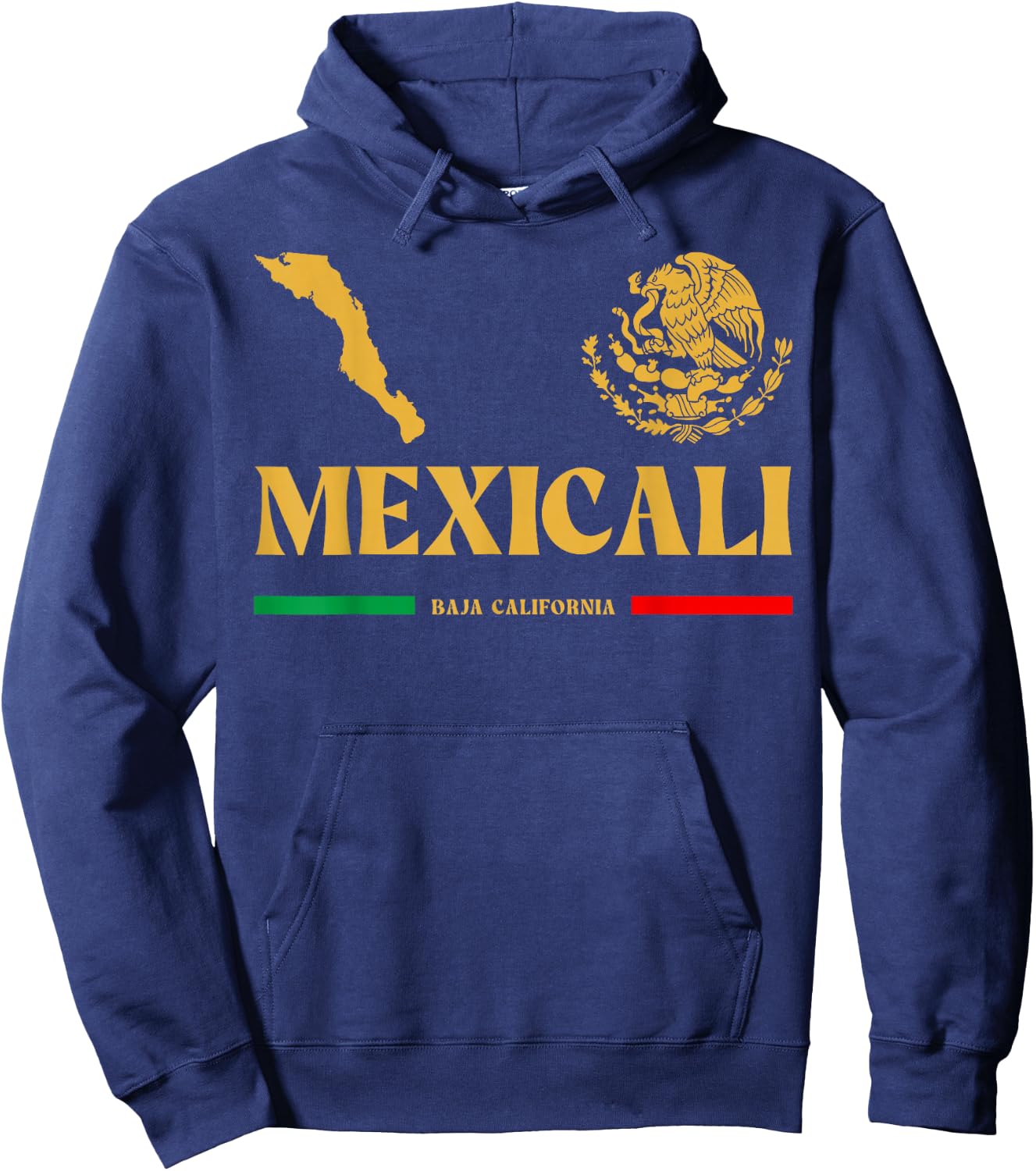 Mexicali Shirts and Mexicali Baja California , -Adults, Black, Small, Short Sleeve Hoodie - Hoodie | Navy