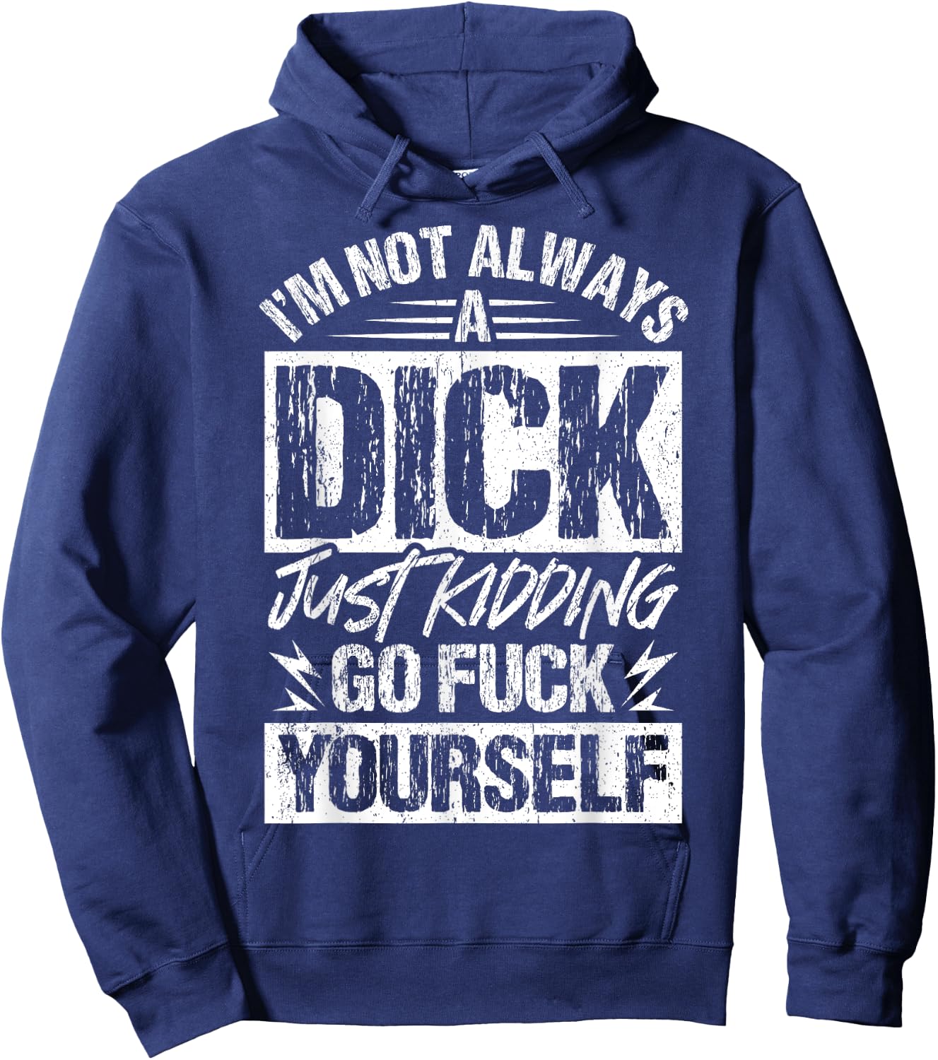 Sarcastic Shirt Funny Sacastic Hoodie - Hoodie | Navy