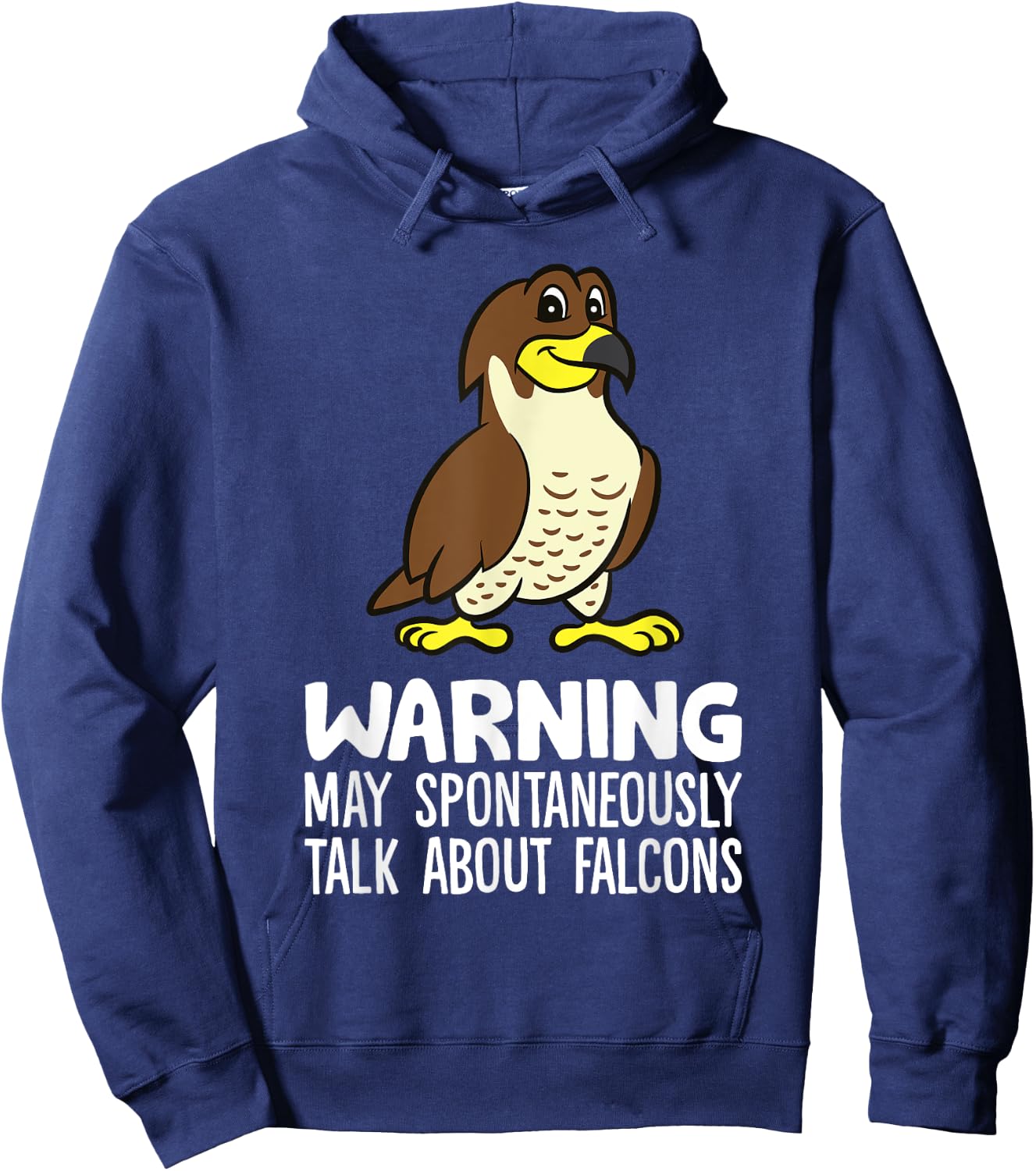 Falconry Warning May Spontaneously Talk About Falcons Hoodie - Hoodie | Navy