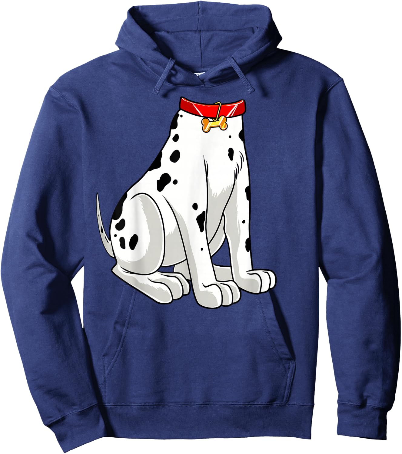 Dalmatian Costume Halloween Dog Print Men Women Kids Small Hoodie - Hoodie | Navy