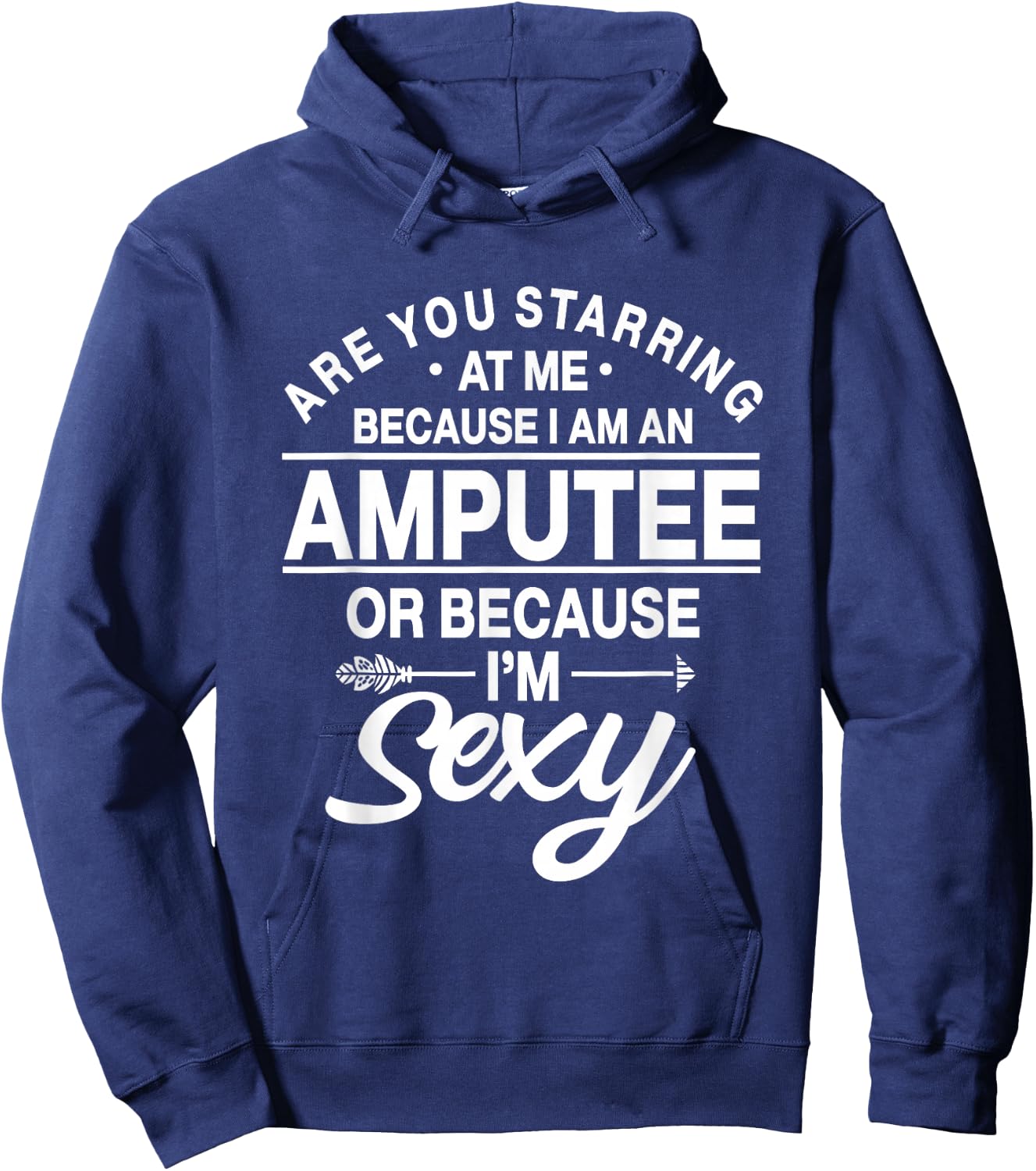 Amputation Amputate Surgery Sexy Amputee Recovery Survivor Hoodie - Hoodie | Navy
