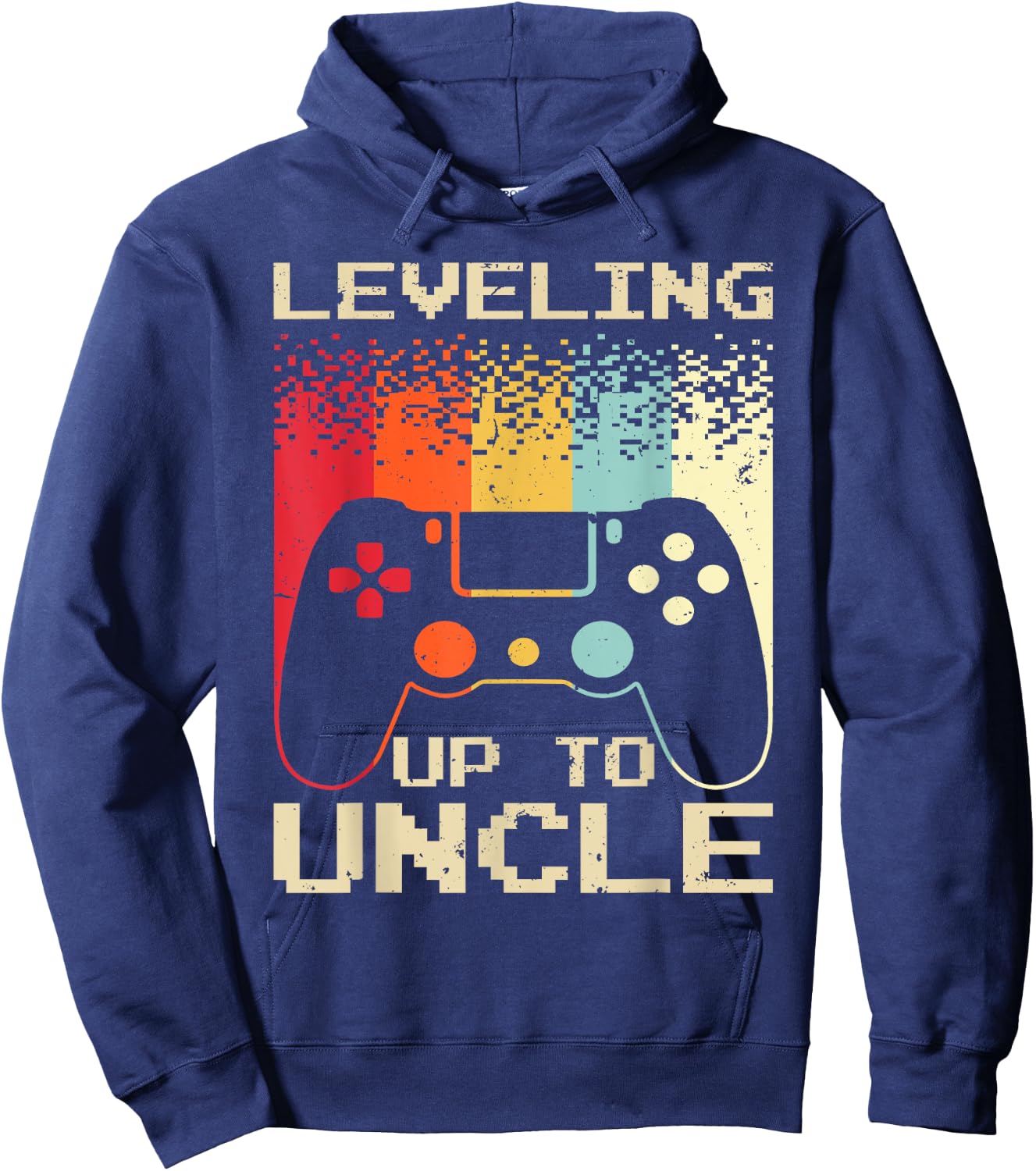 Best New Uncle Boys Soon To Be Uncle Nephew Gamer Hoodie - Hoodie | Navy