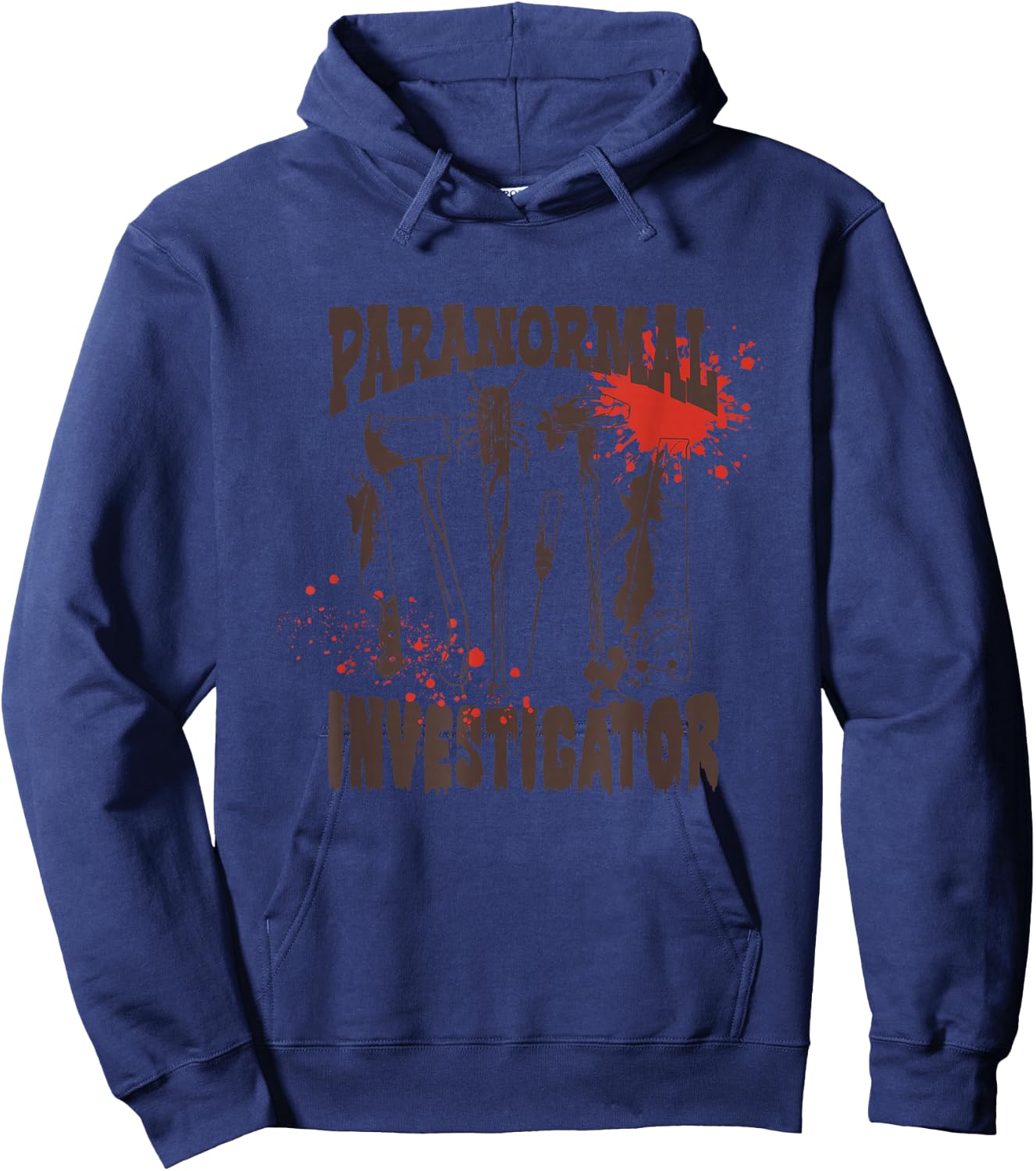 Ghost Hunting Paranormal Investigator Hoodie - Hoodie | Navy