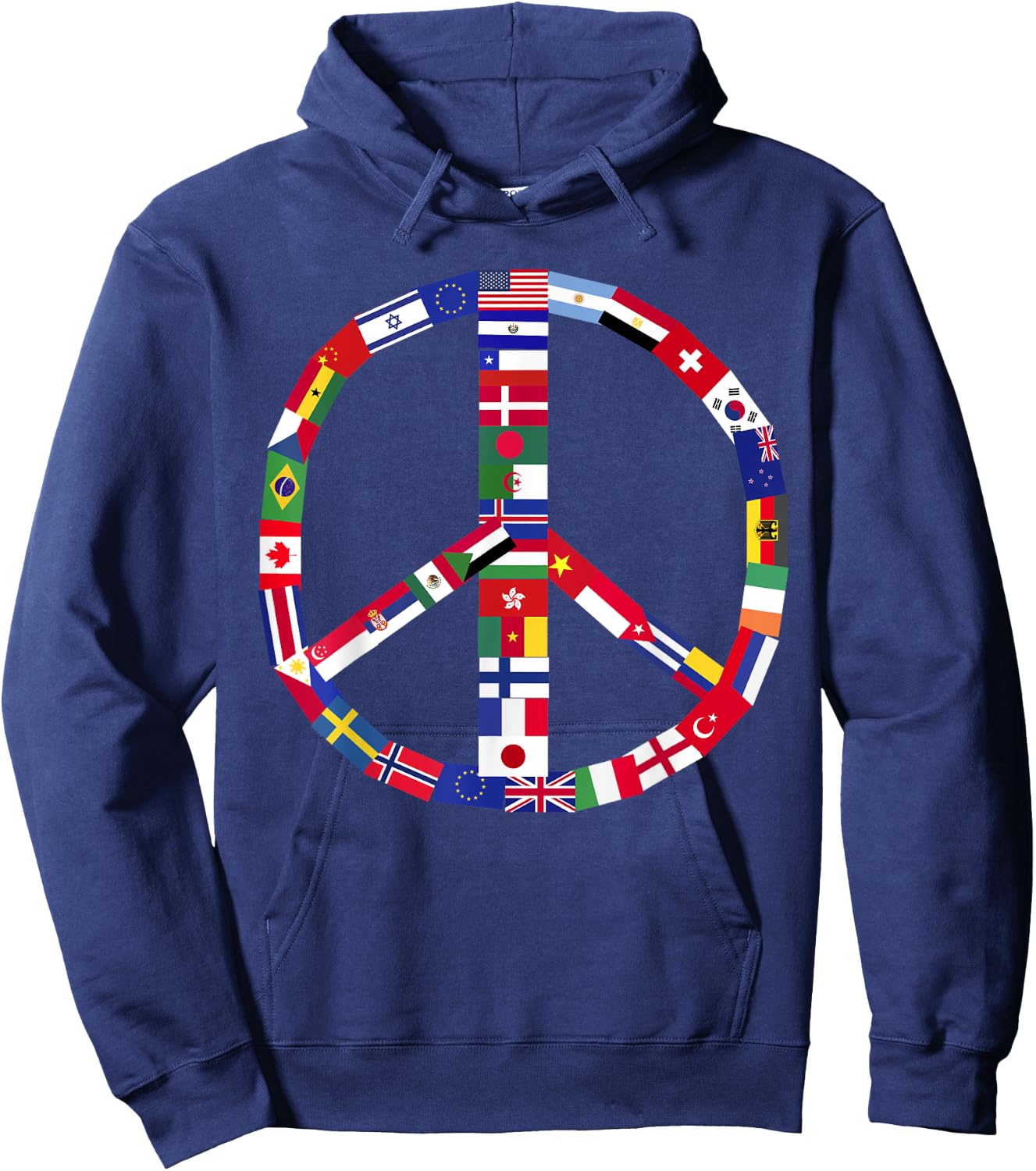 World Peace United Countries International Day Of Peace Hoodie - Hoodie | Navy