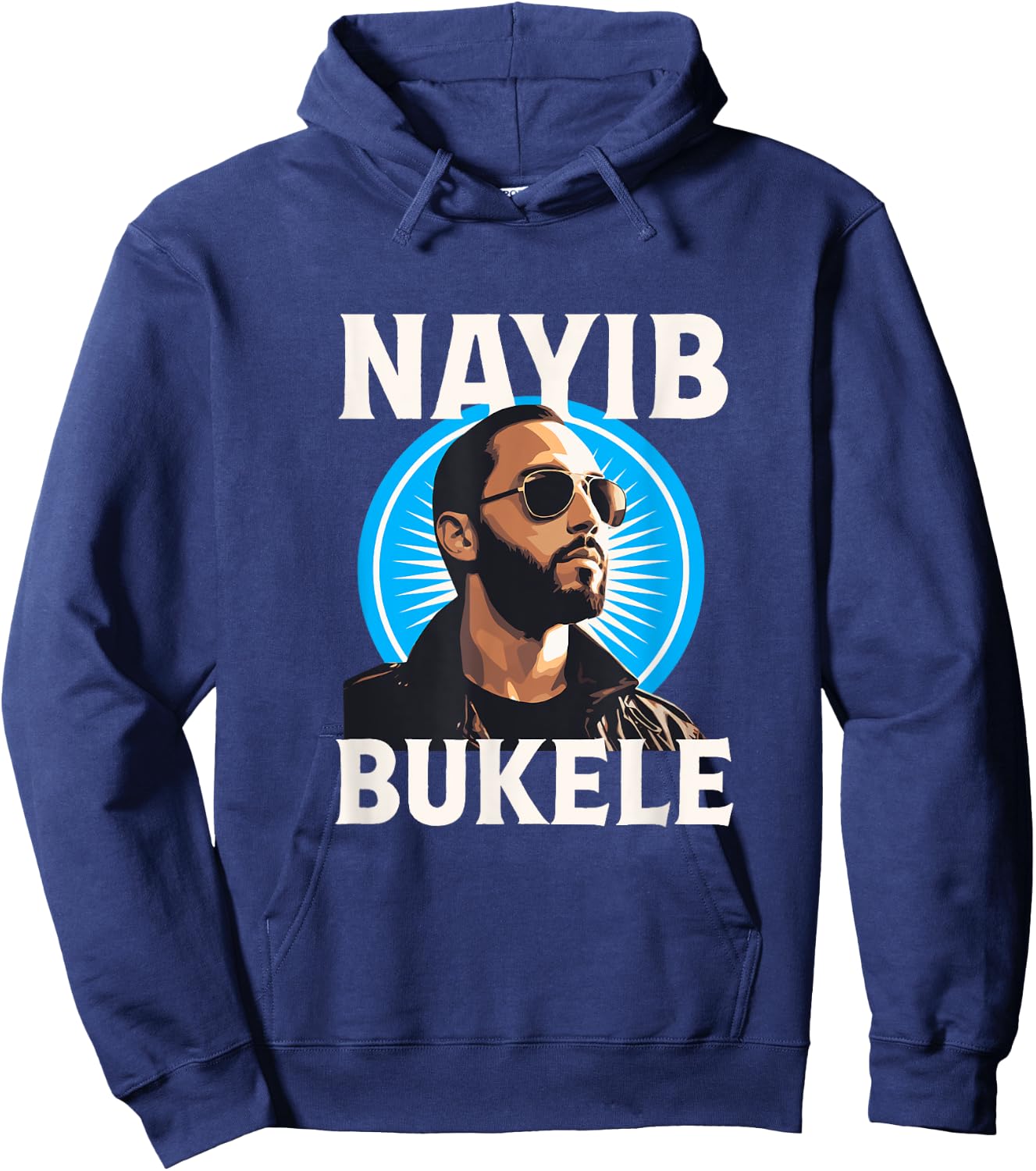 Nayib Bukele | President El Salvador 2024 Hoodie - Hoodie | Navy