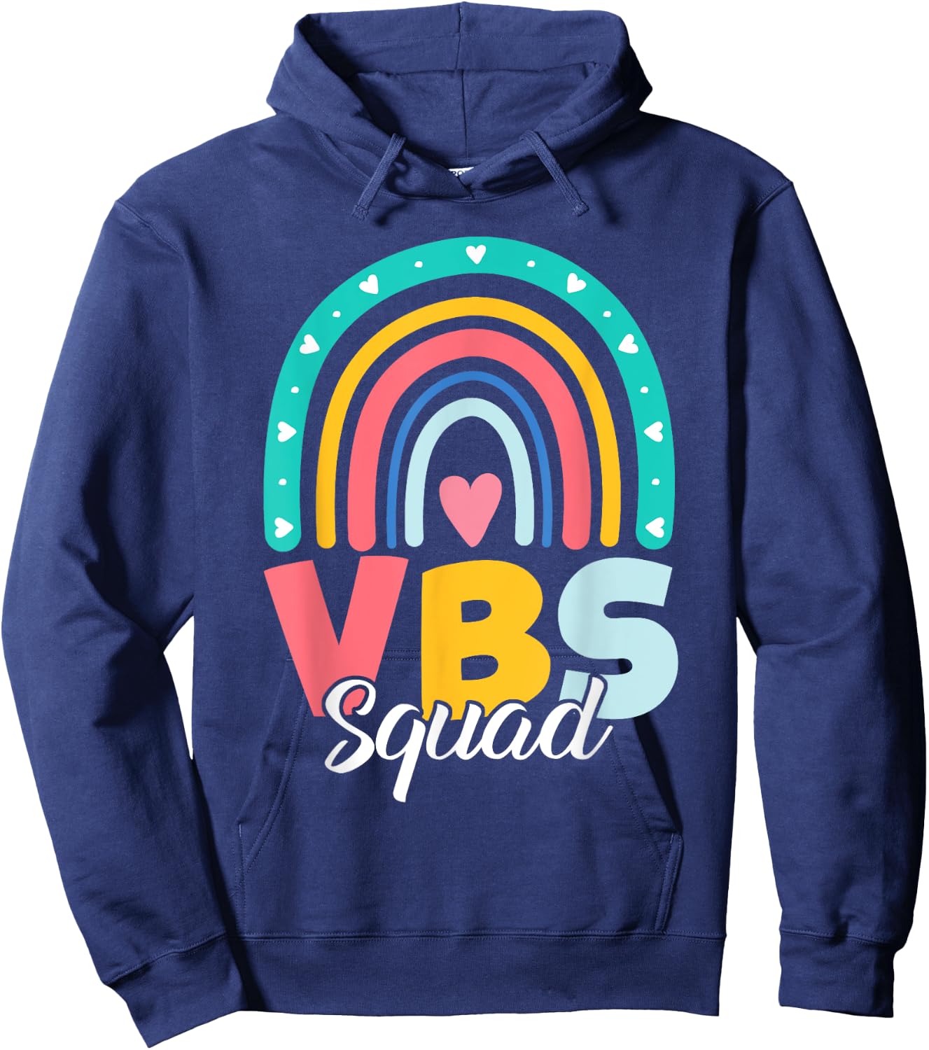 VBS Squad Vacation Bible School Christian Teacher Men Women Hoodie - Hoodie | Navy
