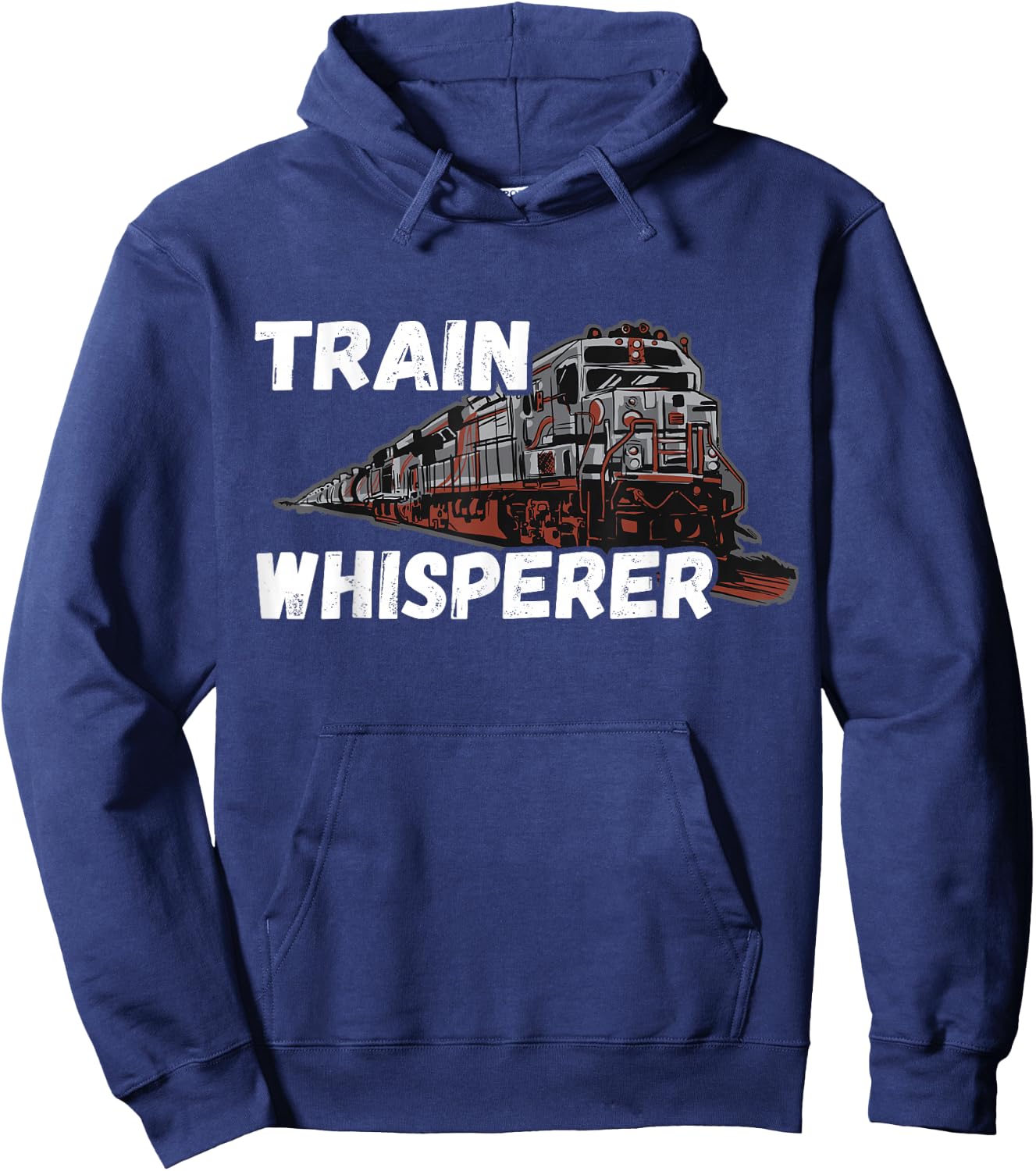 Railroad Train Whisperer Model Train Locomotive Engineer Hoodie - Hoodie | Navy