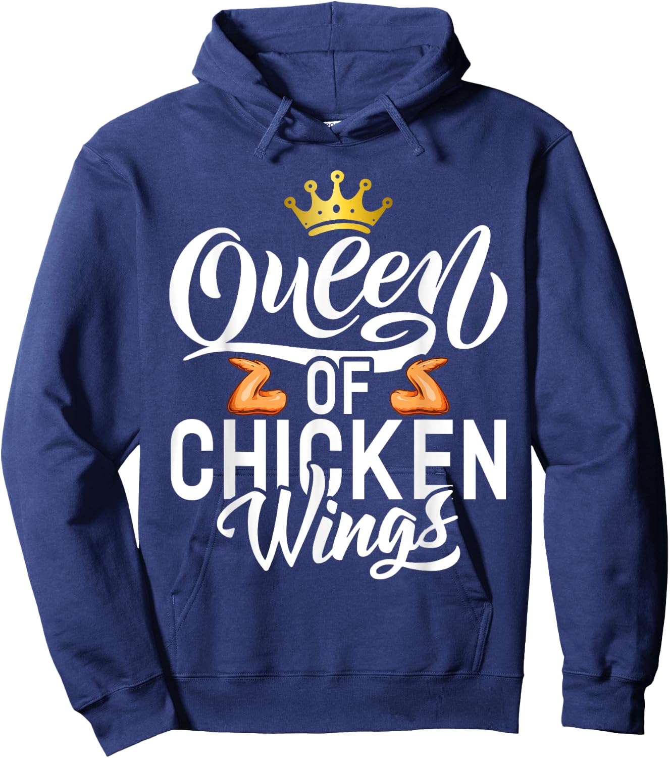 Queen of Chicken Wings Hoodie - Hoodie | Navy