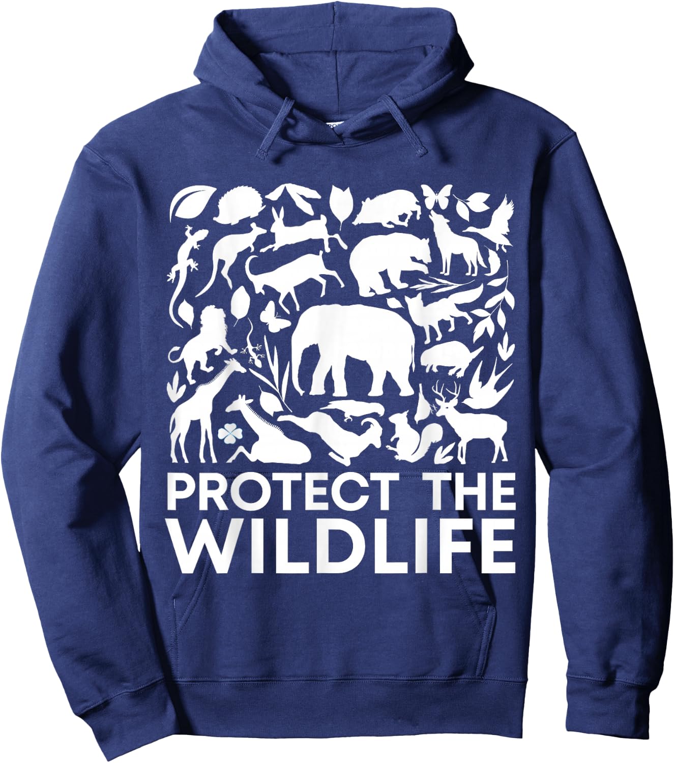 save the animals, Climate Change, Protect The Wildlife Hoodie - Hoodie | Navy