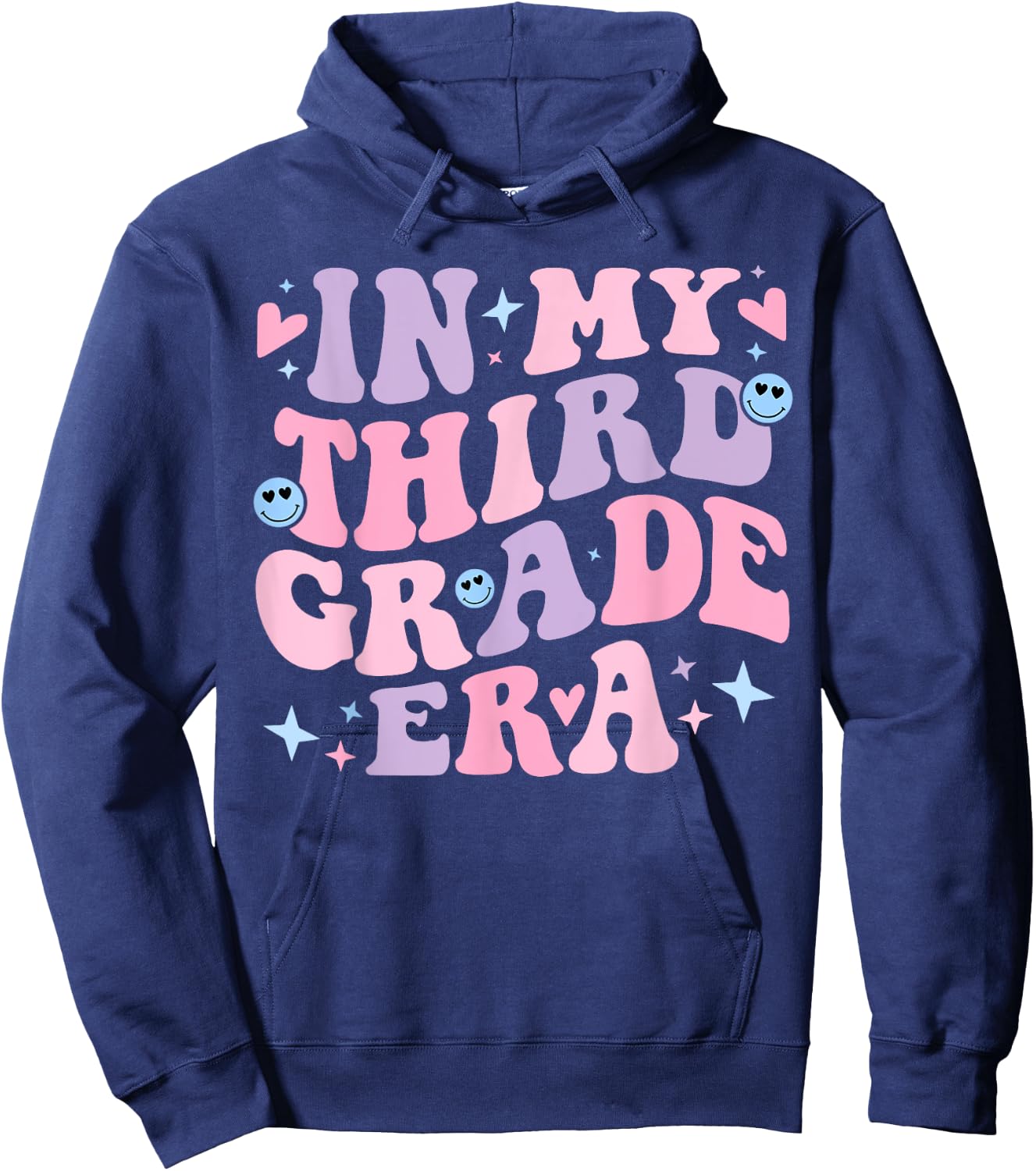 In My 3rd Grade Era Back to School in My Third Grade Era Hoodie - Hoodie | Navy