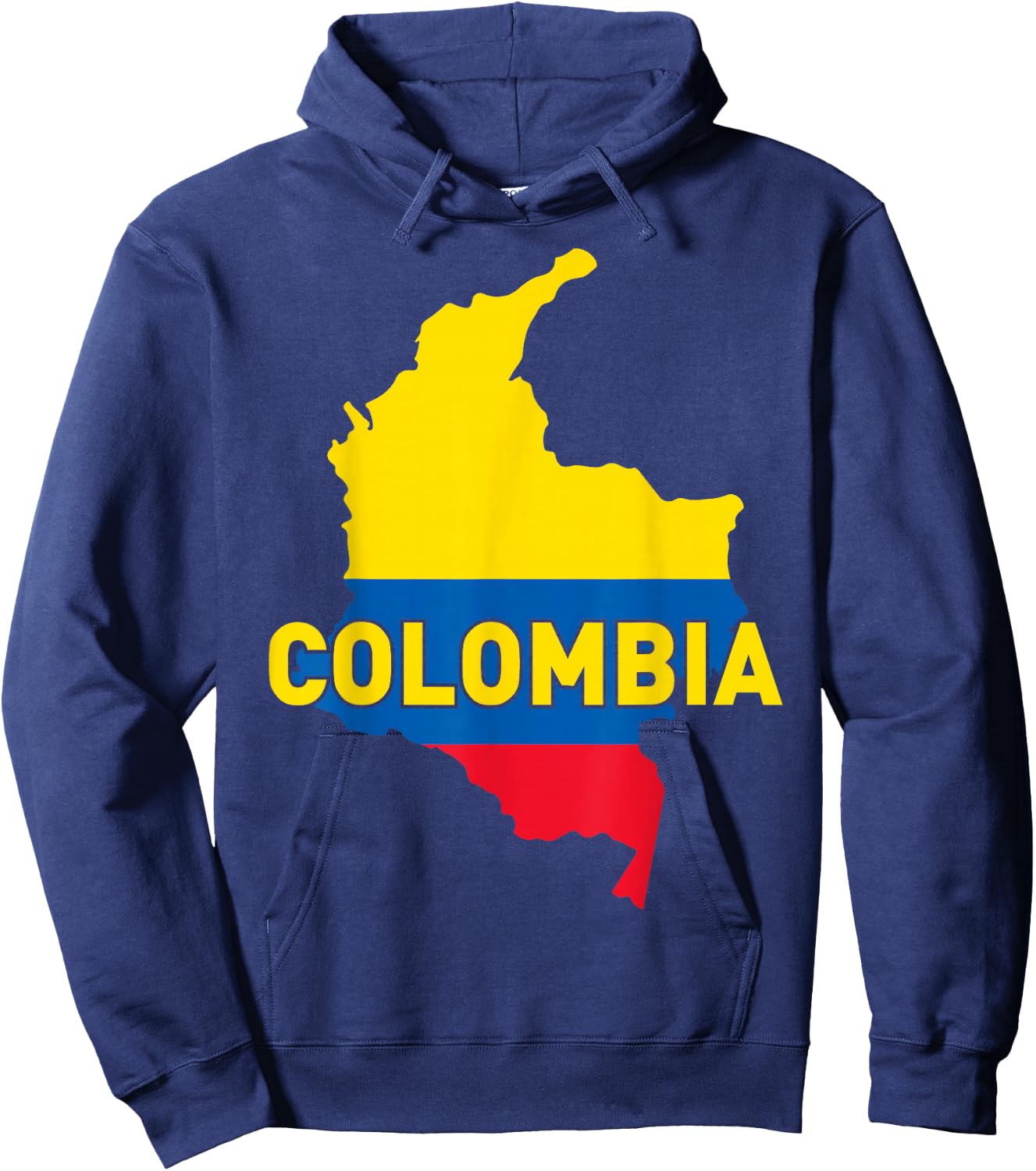 Proud Family and Patriotic Flag of Country Columbia Hoodie - Hoodie | Navy