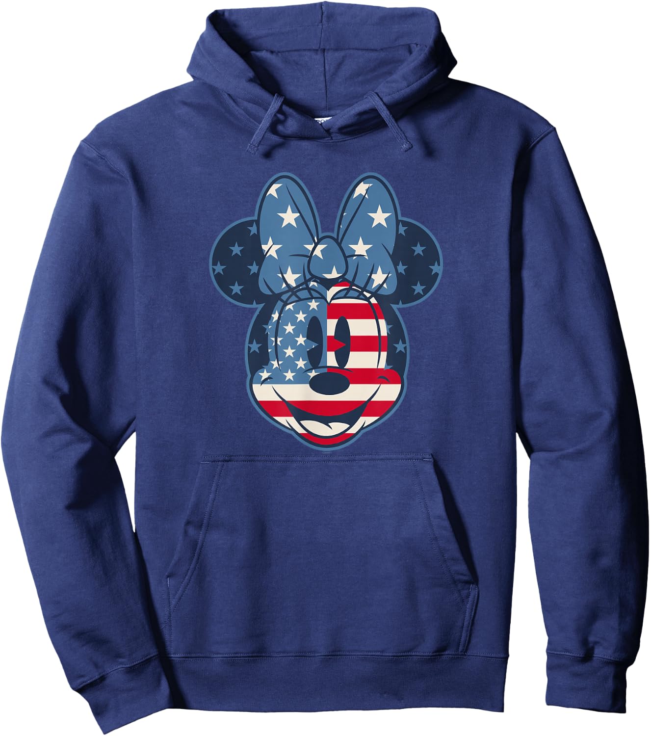 Disney Minnie Mouse Vintage Americana Fourth of July Small Hoodie - Hoodie | Navy