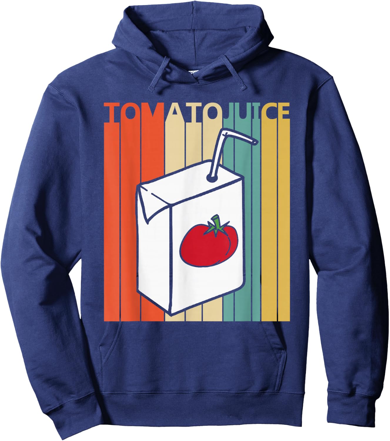 Vintage Tomato Juice Hoodie - Hoodie | Navy
