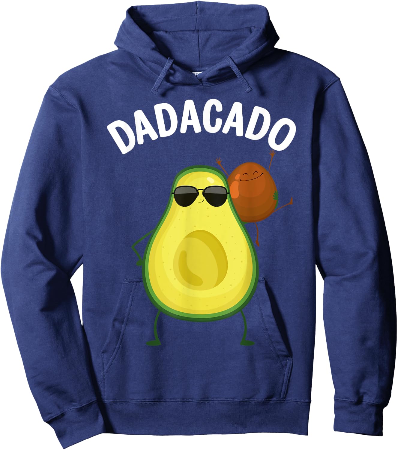 Cute Avocado Design For Dad Men Fruit Avocado Pear Lovers Hoodie - Hoodie | Navy
