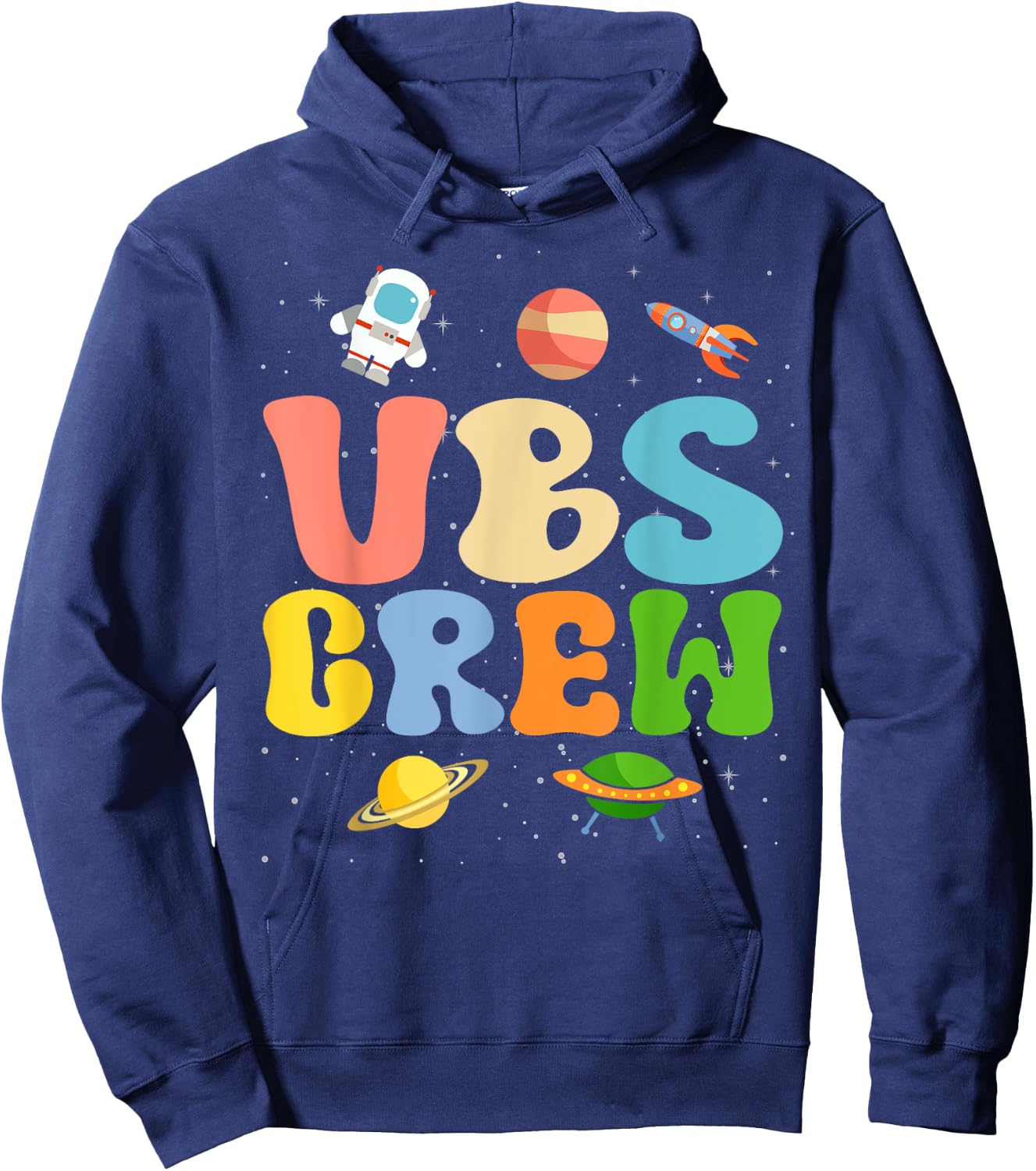 Space VBS Crew Vacation Bible VBS Teacher Christian School Hoodie - Hoodie | Navy