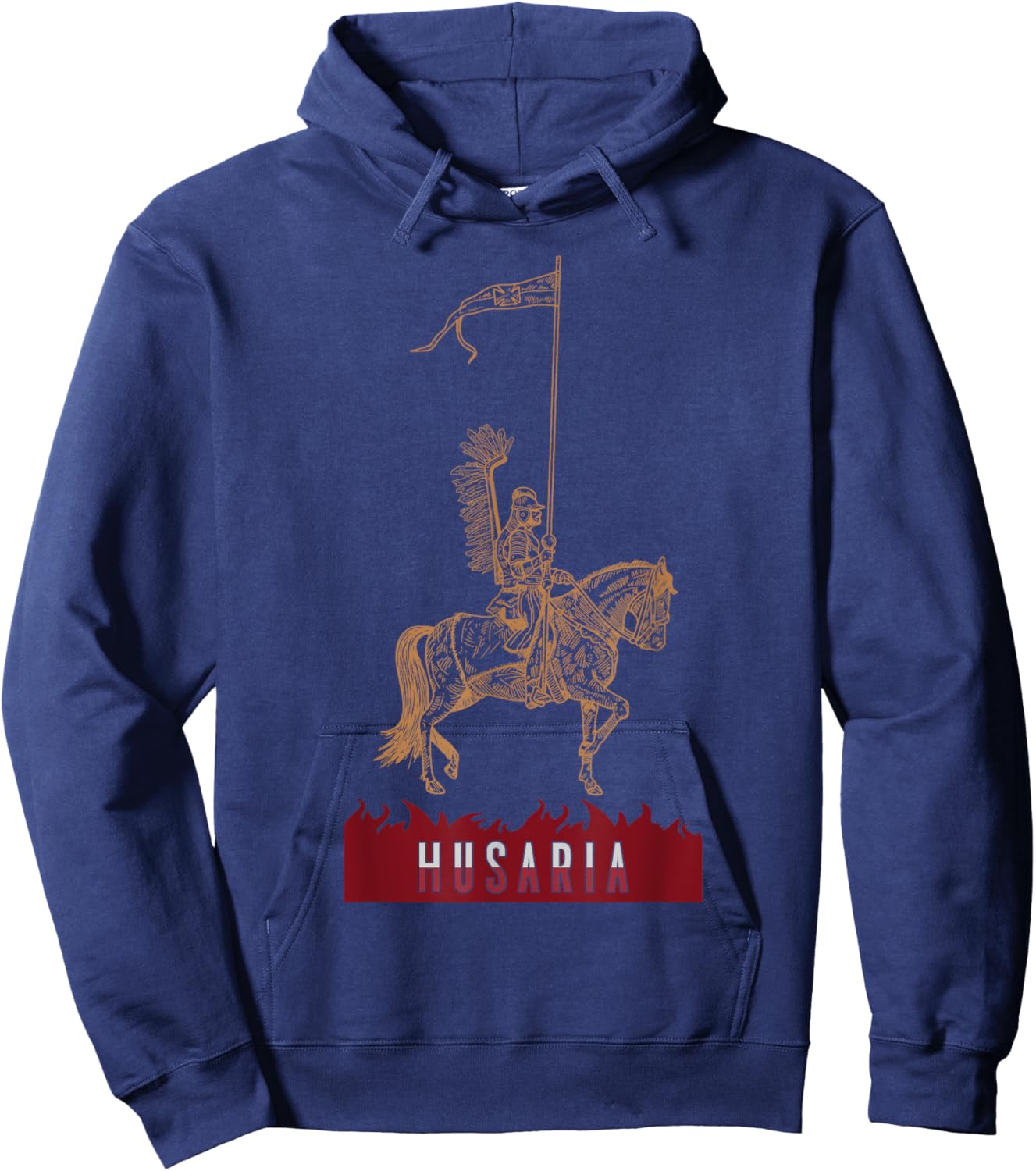 Poland husaria Polish winged hussars military Polska Krakow Hoodie - Hoodie | Navy