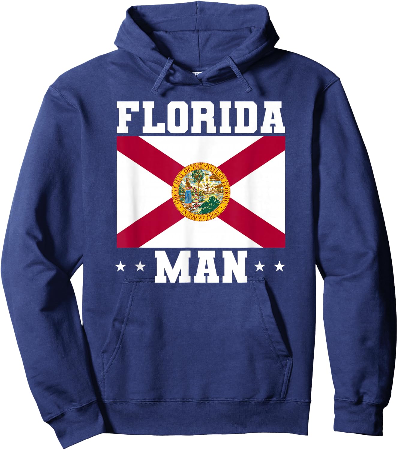 Florida Man Home State Lover Floridian Hoodie - Hoodie | Navy