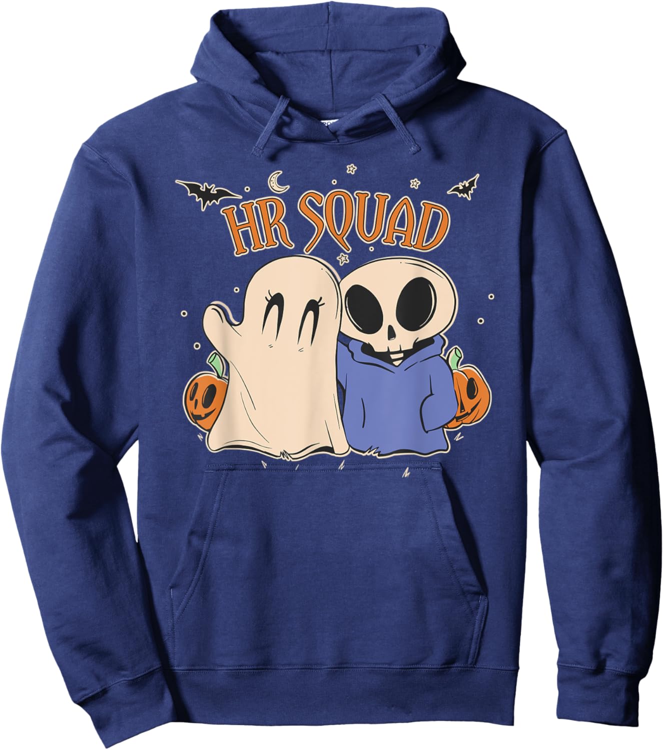 Halloween HR Squad Costume Funny Human Resource Hoodie - Hoodie | Navy