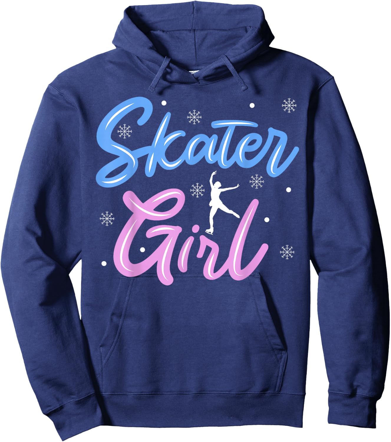 Skater Girl Ice Skating Figure Skating Hoodie - Hoodie | Navy