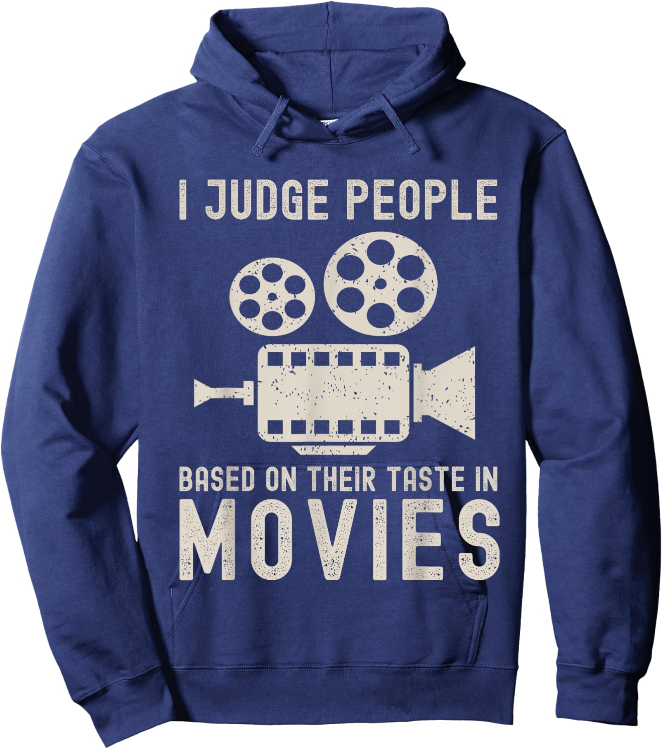 Movie lover saying for cineaste and movie connoisseur Hoodie - Hoodie | Navy