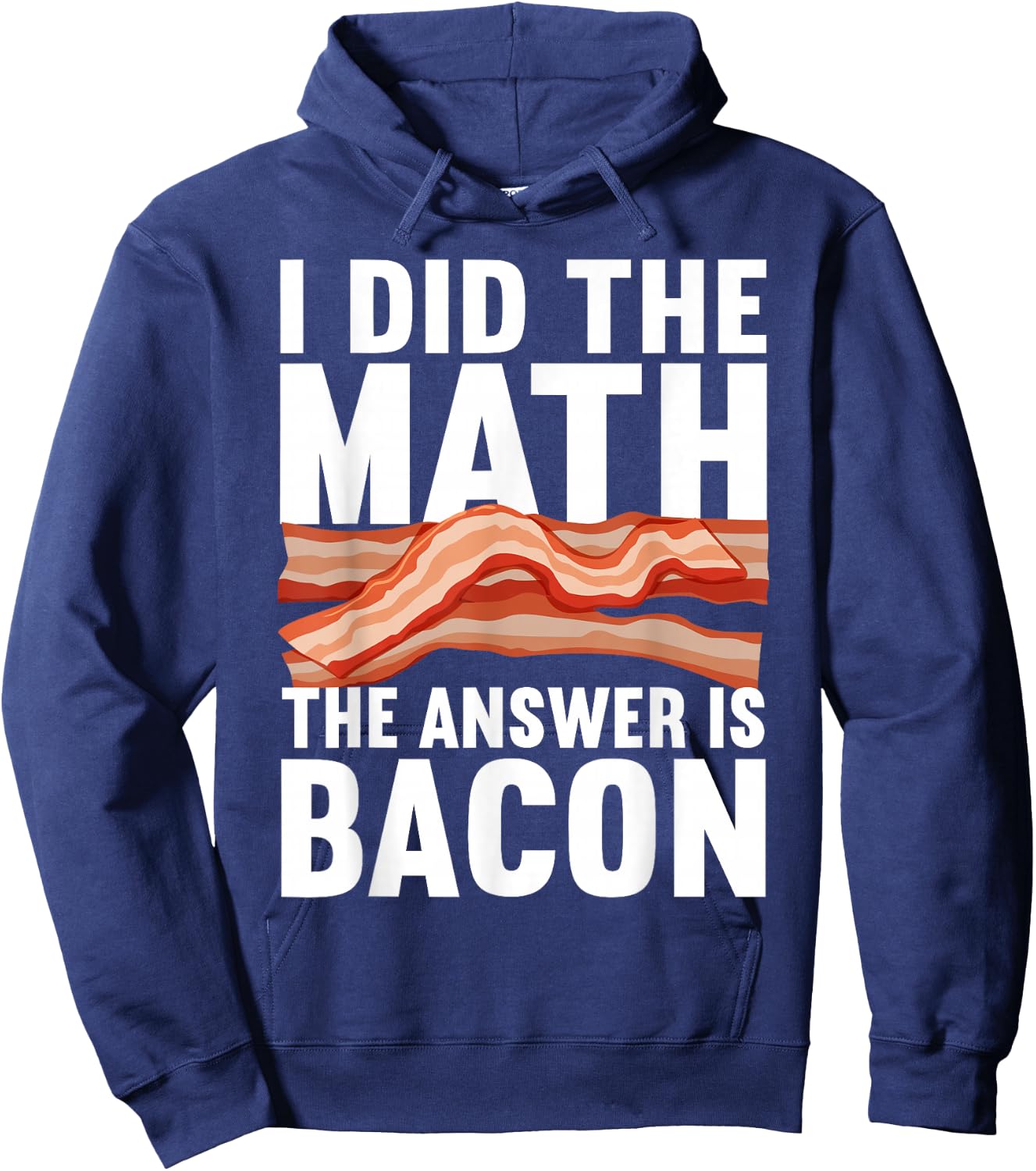Best Bacon Art Women Food Pork Meat Bacon Lovers Hoodie - Hoodie | Navy