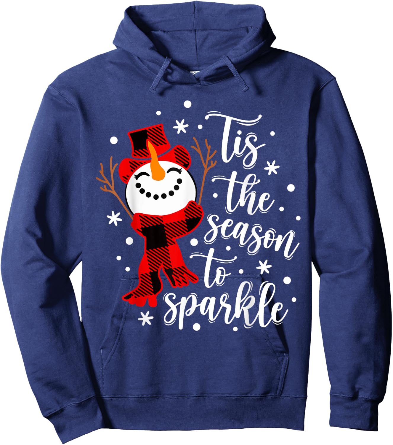 Tis The Season To Sparkle Matching Family Hoodie - Hoodie | Navy