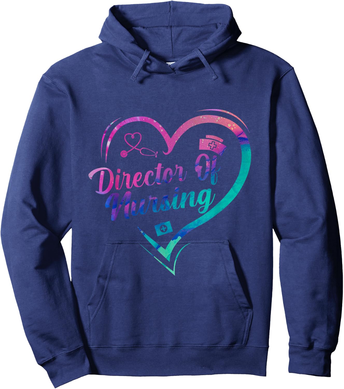 Director Of Nursing Stethoscope Director Nurse Week Hoodie - Hoodie | Navy