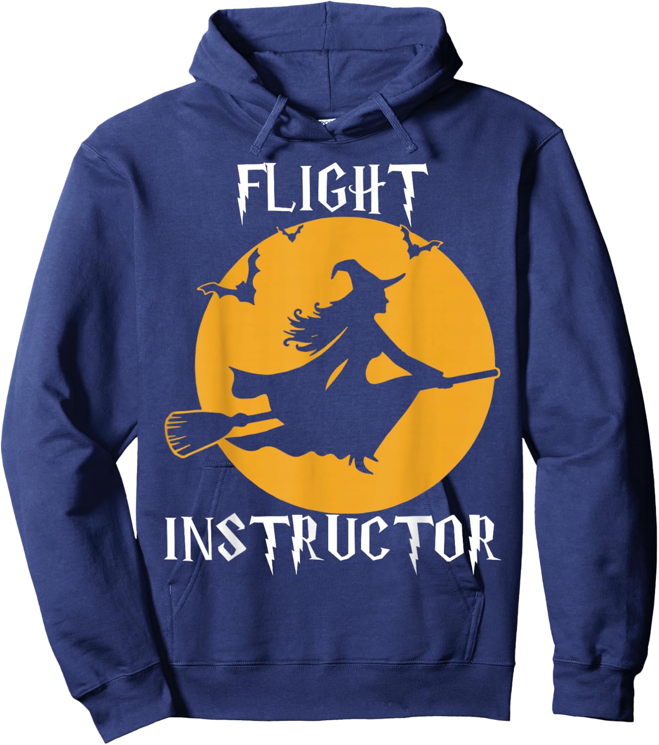 Flight Instructor Witch Halloween Hoodie - Hoodie | Navy