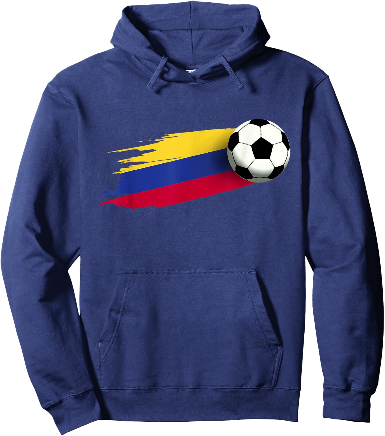 Colombia Flag Jersey Colombian Soccer Team Colombian Hoodie - Hoodie | Navy